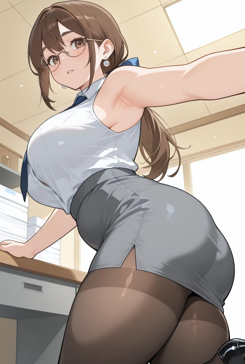 [都市] 雨夜保安室：19岁伪娘的堕落 反差,调教,淫堕,Futa