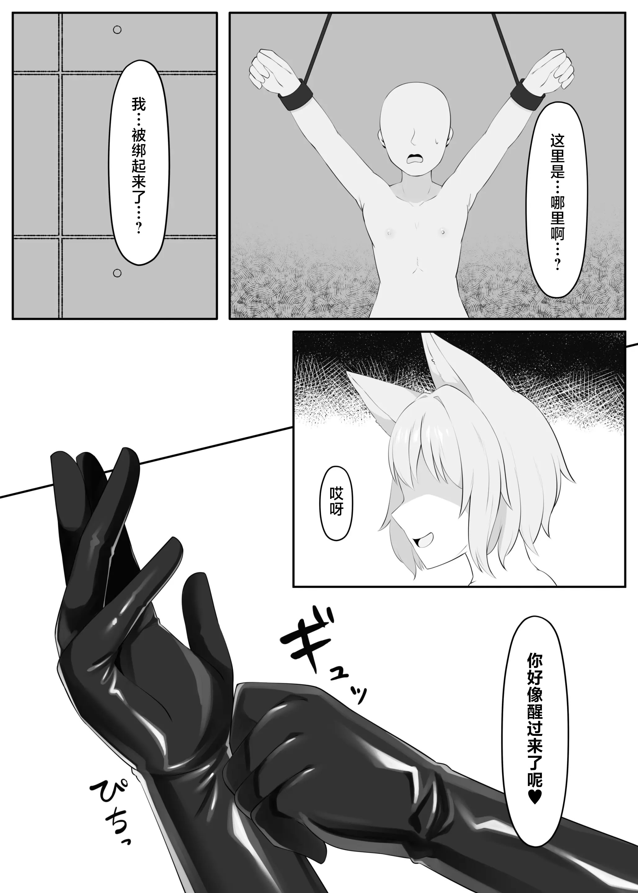 手袋によるマゾチンポ快楽虐待 ｜ 快楽虐待 戴手套调教：抖M肉棒的快感虐待 [Chinese][MTL] 3
