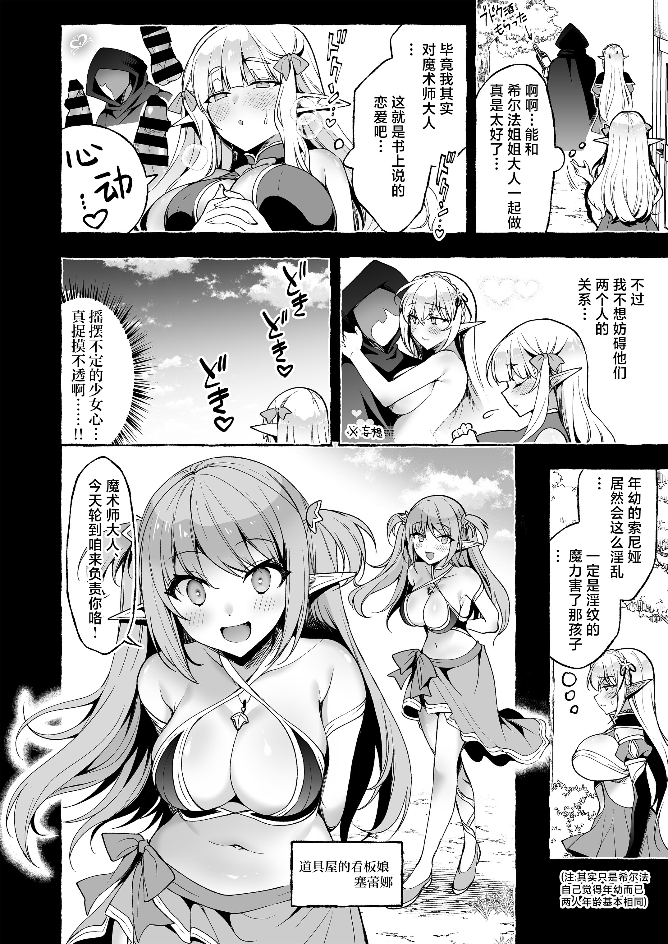 [にのこや (にの子)] 淫紋魔術師のエルフハーレム｜淫纹魔术师的精灵后宫生活~为精灵刻上淫纹的故事 番外篇①~ 22