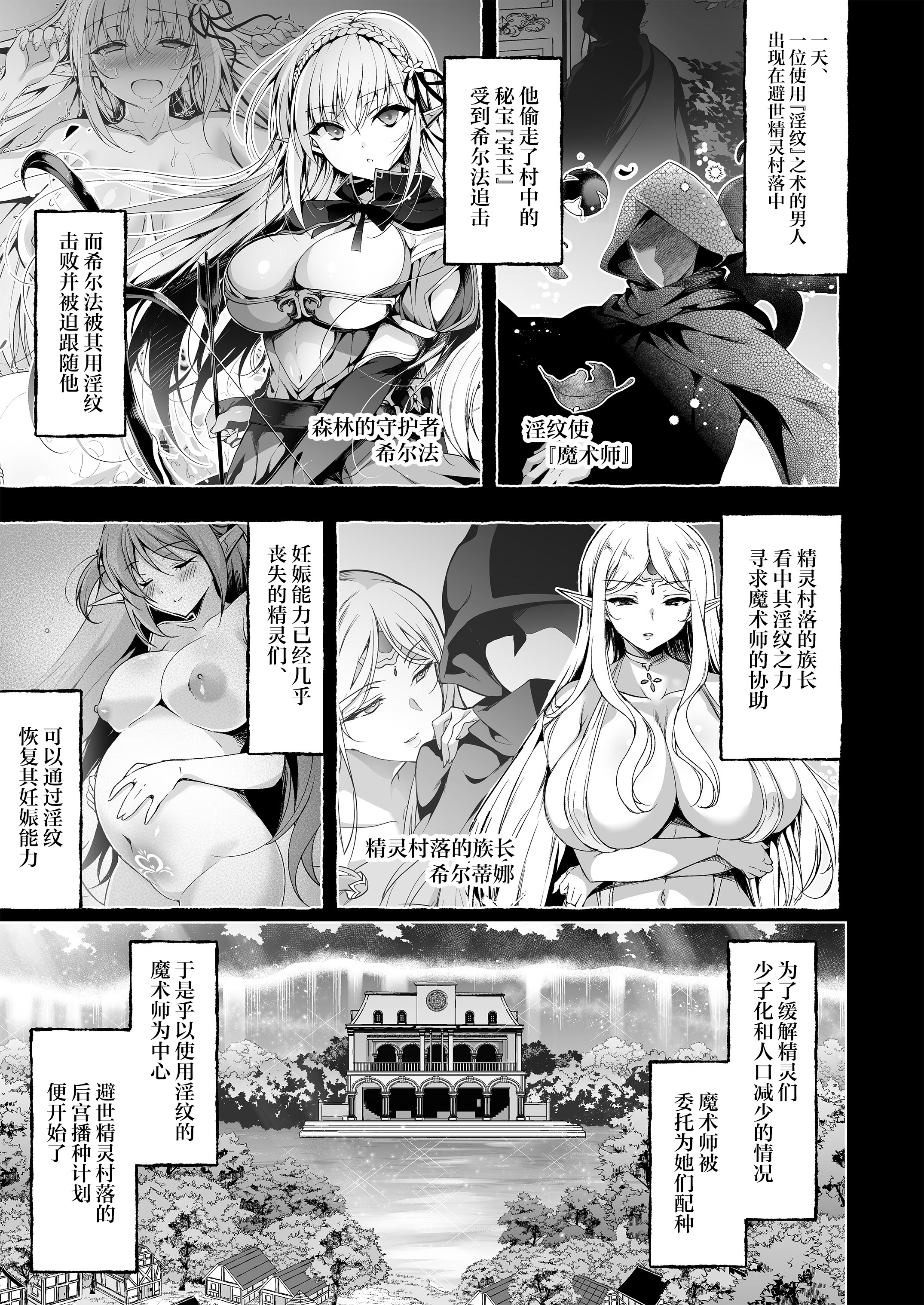 [にのこや (にの子)] 淫紋魔術師のエルフハーレム｜淫纹魔术师的精灵后宫生活~为精灵刻上淫纹的故事 番外篇①~ 3