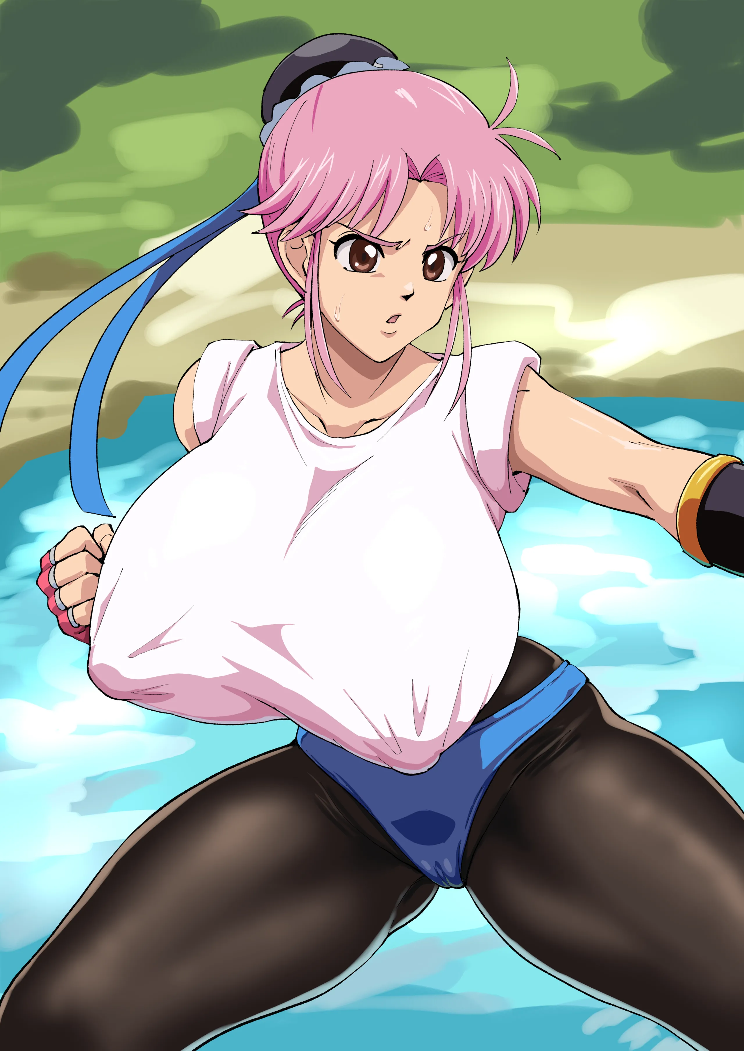 [いわお] 超魔“乳”生物と化したマァム (ドラゴンクエスト ダイの大冒険) 1