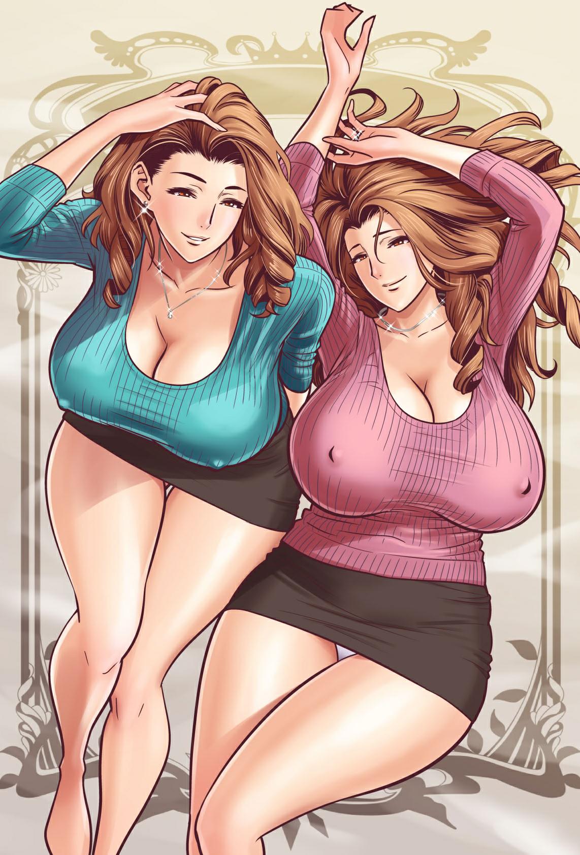 [日本漫画] [リファイア (辰波要徳)] twin Milf アディショナルエピソード+1 单本,熟女人妻,巨乳大奶,3P,后宫