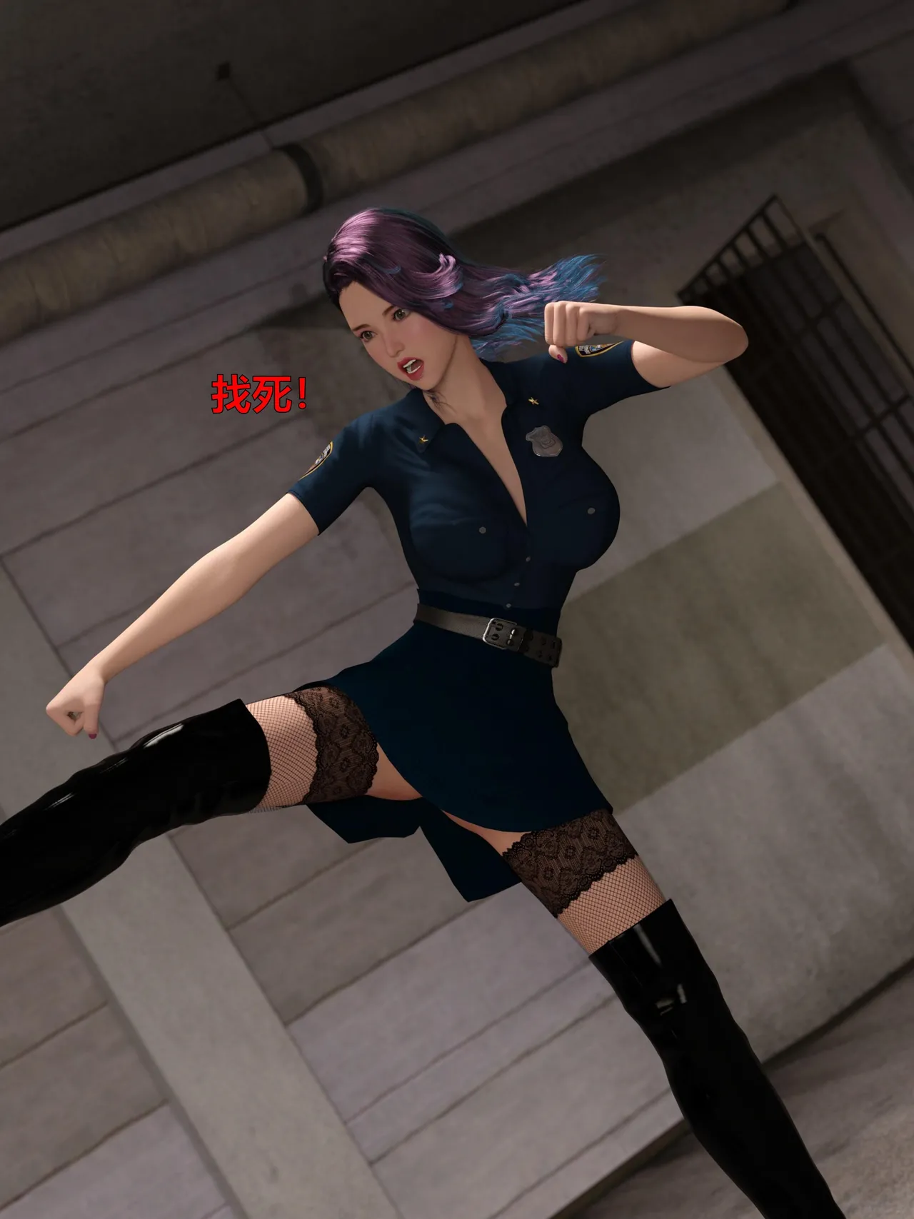 [日本漫画] [小飞鼠]黑丝女警队1-5番外1-4合集 单本,高潮潮吹,黑丝丝袜,调教,强奸,巨乳大奶,束缚,制服,丝袜#[100P]-48