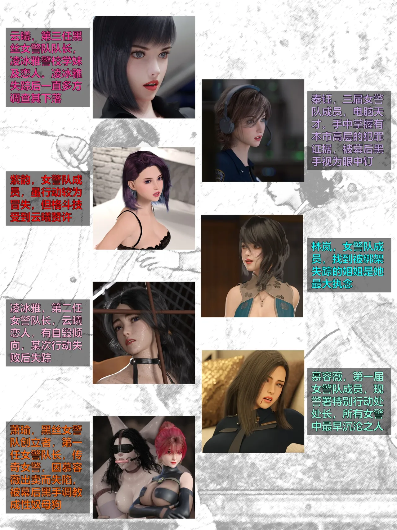 [日本漫画] [小飞鼠]黑丝女警队1-5番外1-4合集 单本,高潮潮吹,黑丝丝袜,调教,强奸,巨乳大奶,束缚,制服,丝袜#[100P]-44