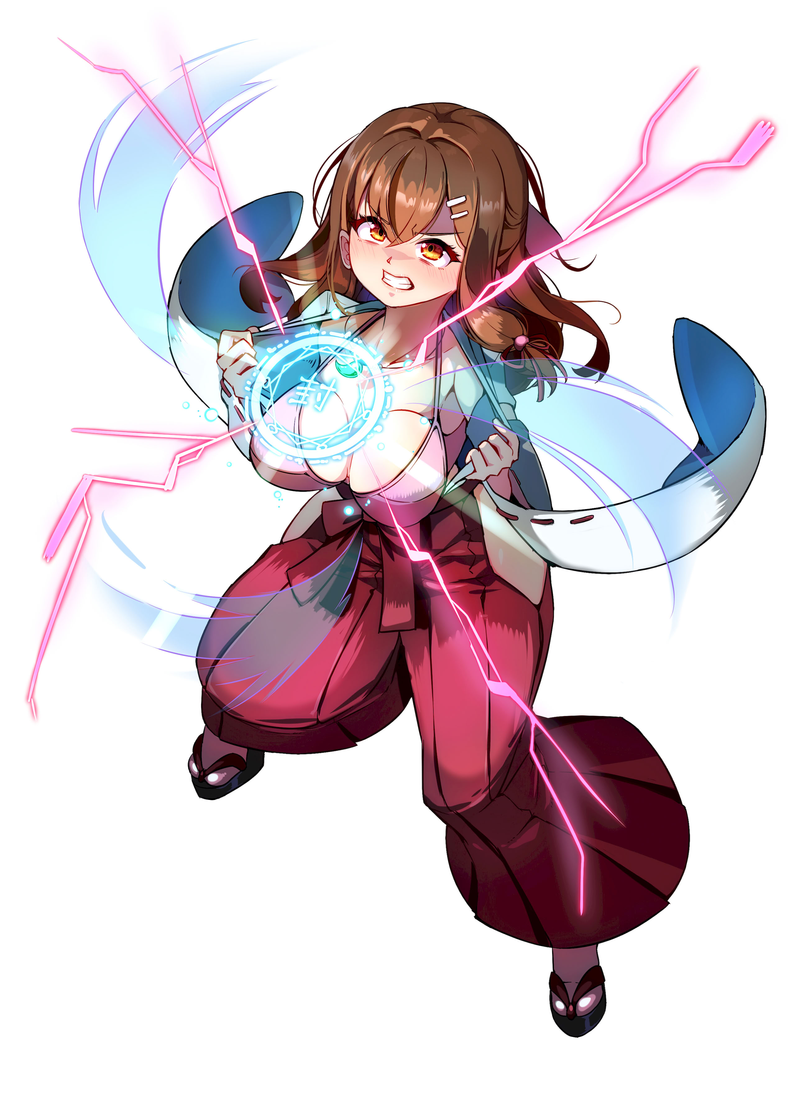 [日本漫画] [春咲ちぼ太] 邪悪怨霊襲来！封印された退魔巫女！[中国翻訳] 单本,高潮潮吹,巨乳大奶,单女#[8P]-6