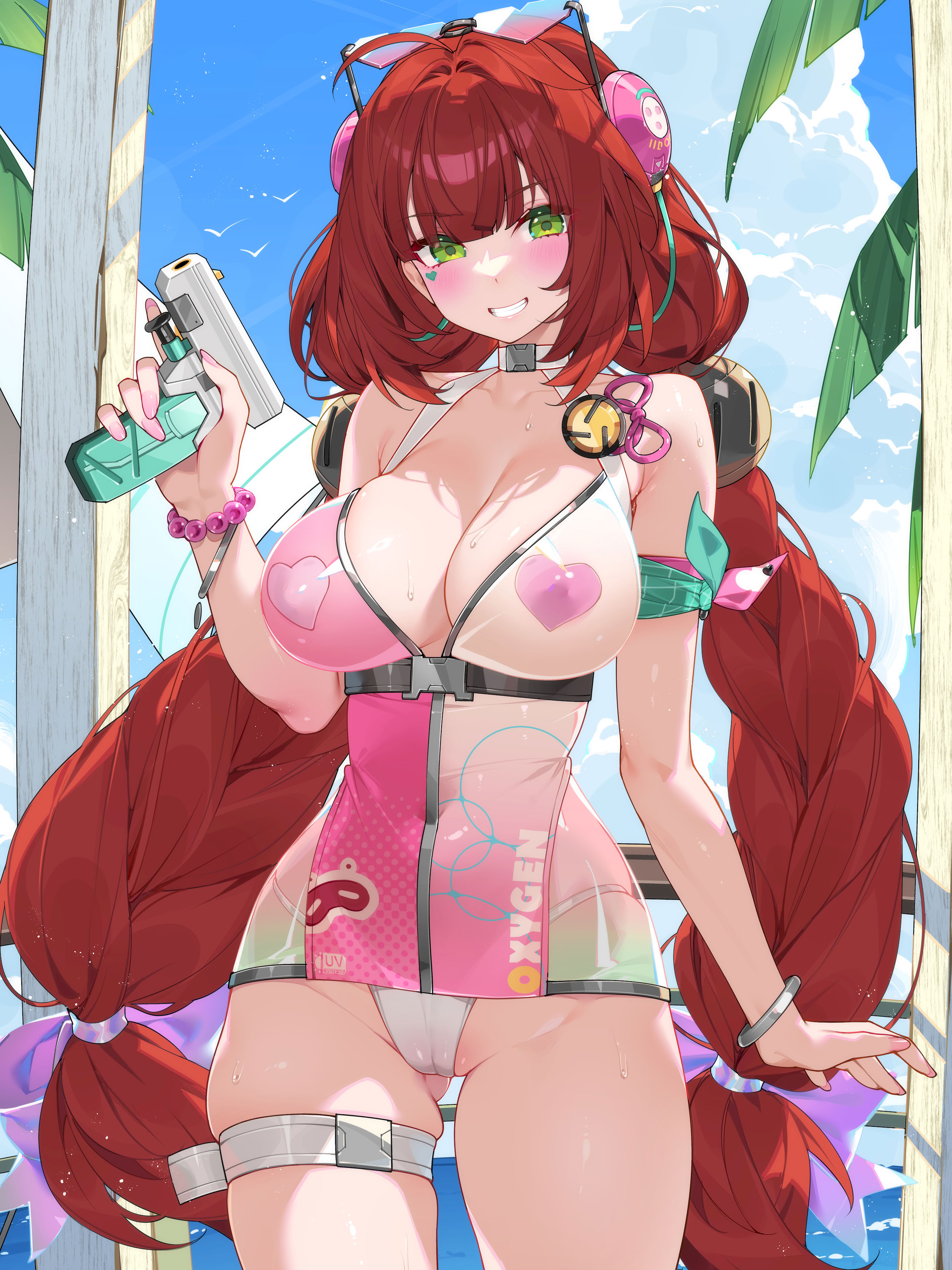 [日本漫画] [WaterRing] 柚葉＆アリスのファンタジー (ゼンレスゾーンゼロ) [中国語] [無修正] 单本,巨乳大奶,泳装#[36P]-19