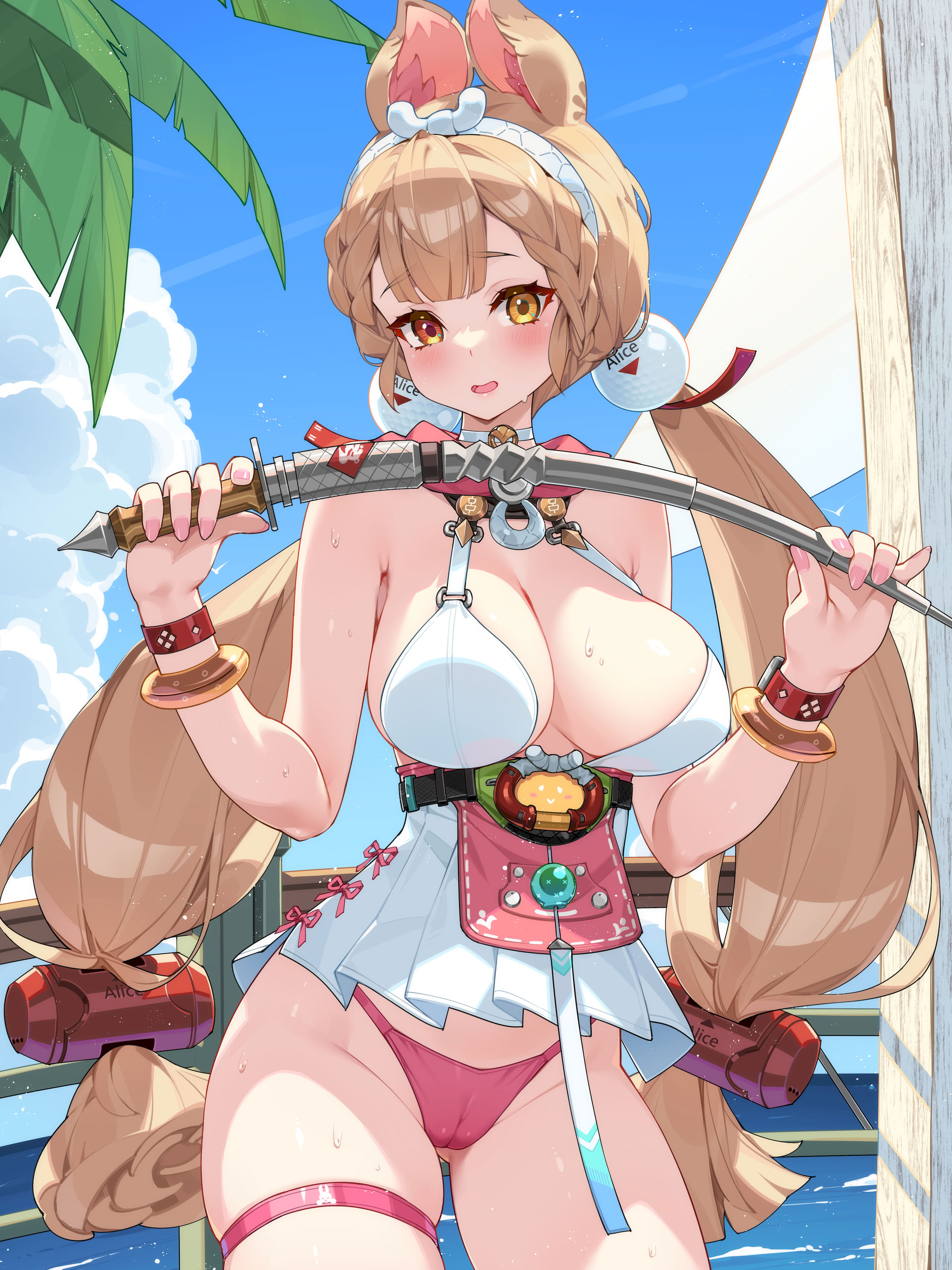 [日本漫画] [WaterRing] 柚葉＆アリスのファンタジー (ゼンレスゾーンゼロ) [中国語] [無修正] 单本,巨乳大奶,泳装#[36P]-26