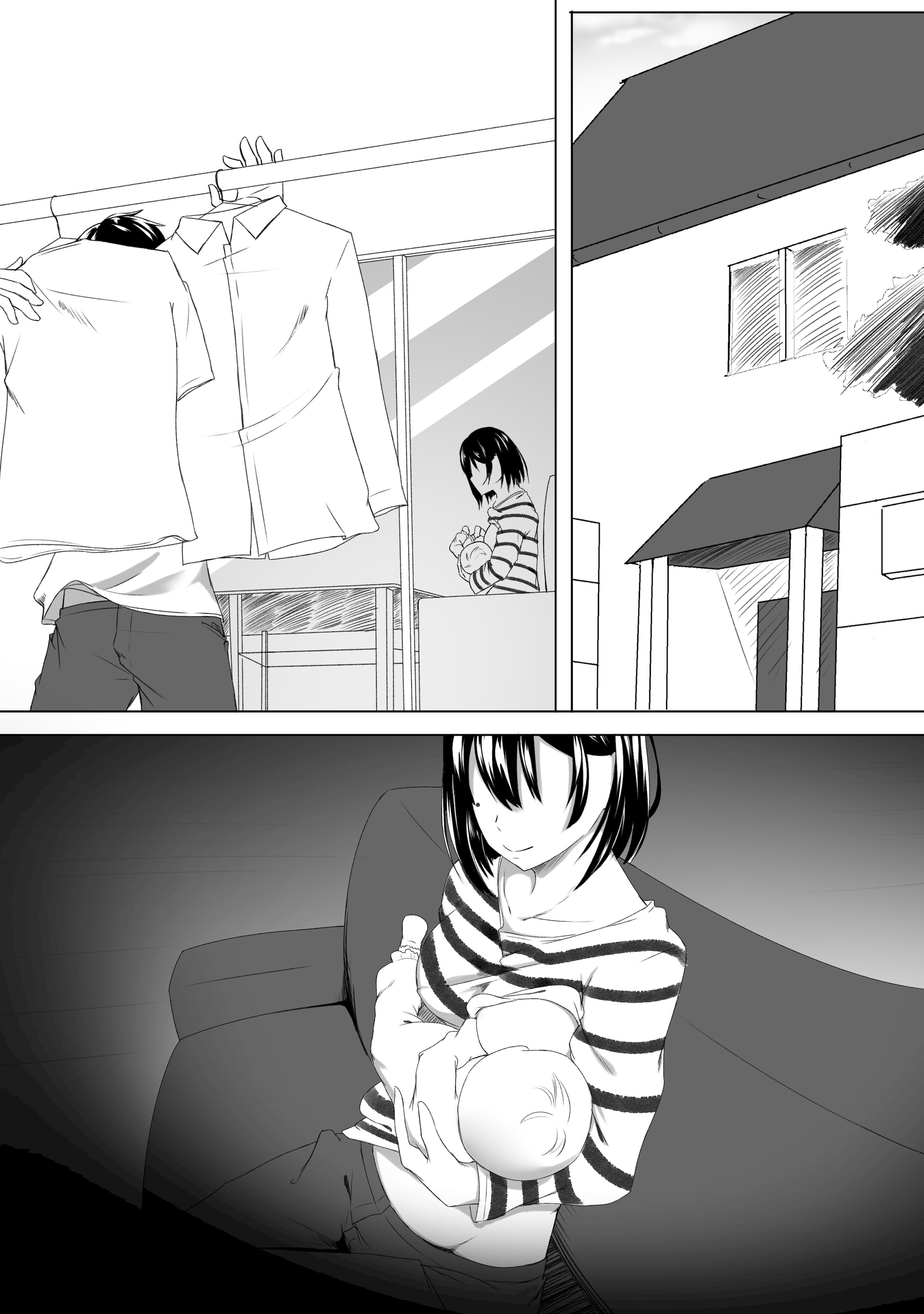 [日本漫画] [ばぁちゃん家] はじめてのひめごと… ～出会い編～ 单本,高潮潮吹,巨乳大奶,大阴茎#[26P]-4