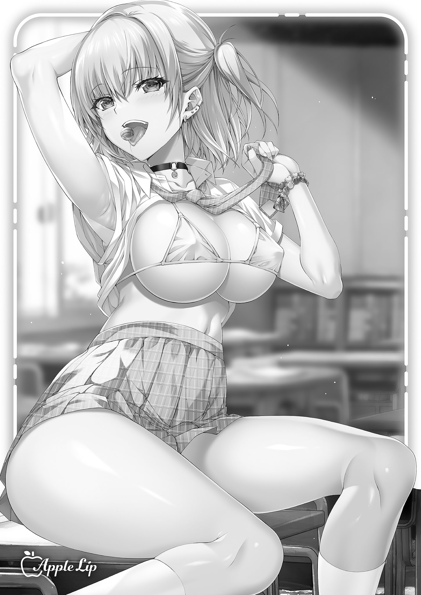 [日本漫画] [AppleLip (緋賀ゆかり)] ナマイキJKミカさんの放課後性活-今夜もYOASOビッチ-｜狂妄美香的課後性活-今晚也是YOASO BITCH- [無修正] [DL版] 单本,巨乳大奶,女学生制服#[39P]-3