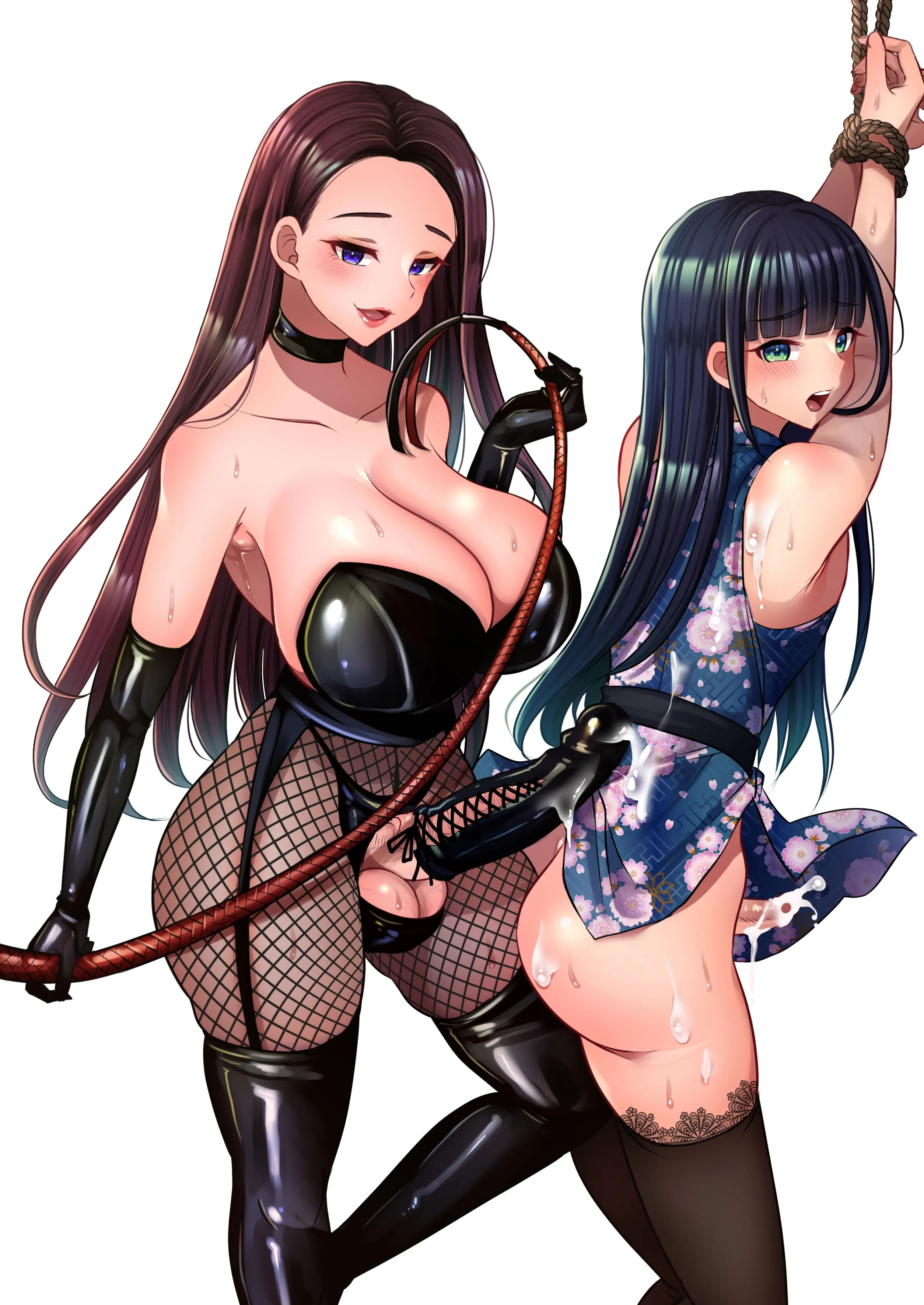 [日本漫画] [まるちぃず (るんるん)] ふたなり女王様には敵わない♥男の娘調教編 [DL版] 单本,御姐女王,调教,巨乳大奶,扶她futa,药娘伪娘,丝袜#[15P]-2