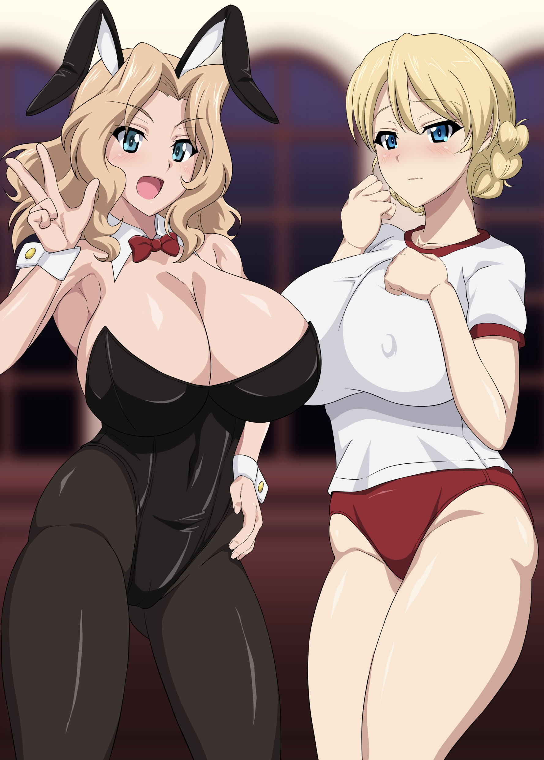 [日本漫画] [肉々餡蜜亭 (yasuo)] 乳柔包囲網 (ガールズ&パンツァー) [中国翻訳] 单本,女仆,巨乳大奶,女学生制服,3P,后宫,兔女郎,内射中出,泳装,怀孕,丝袜#[49P]-36