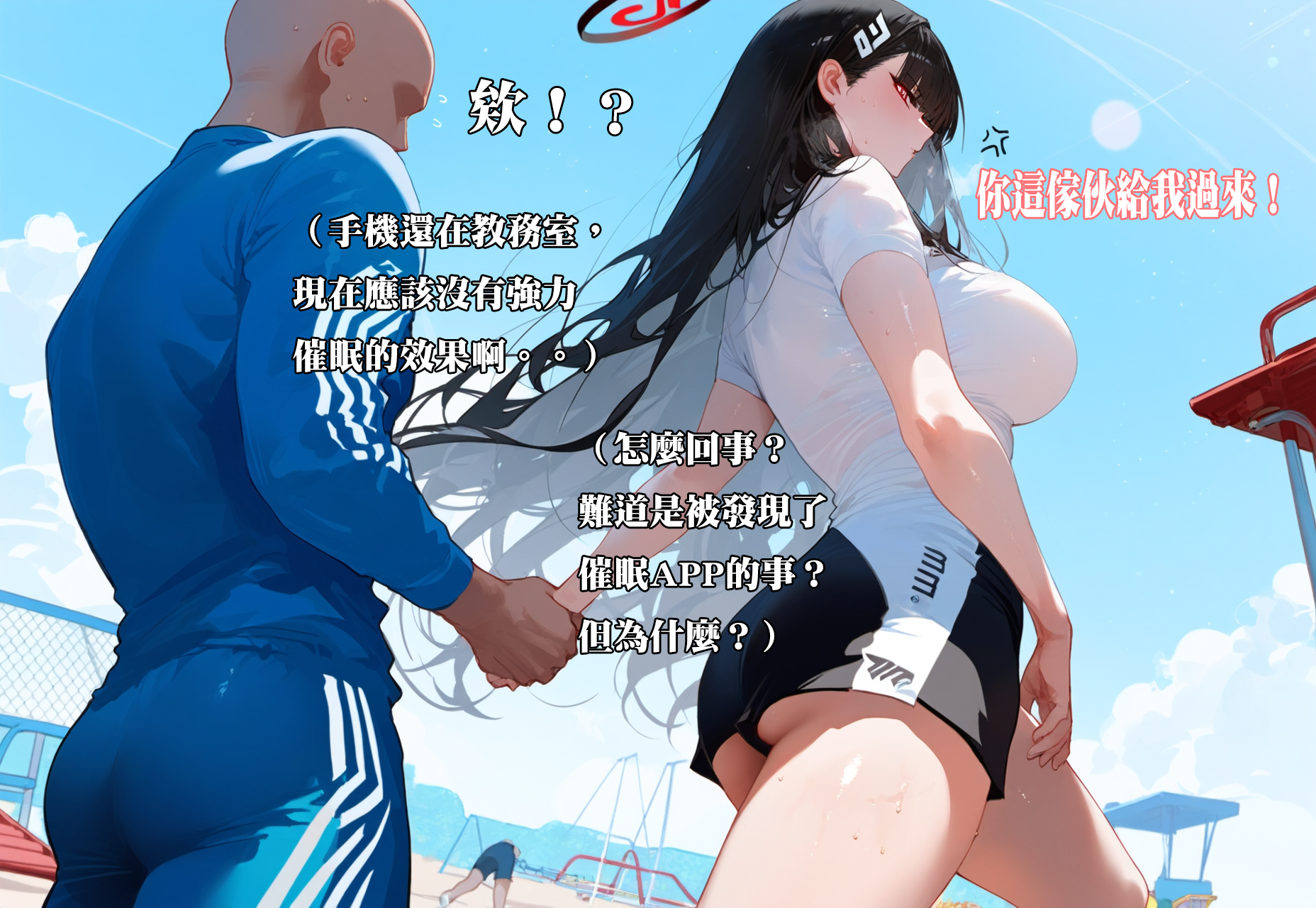 [日本漫画] 【Dyoshi_S】Hypnosis APP: Tsukatsuki Rio 单本,御姐女王,黑丝丝袜,巨乳大奶,大阴茎#[36P]-32