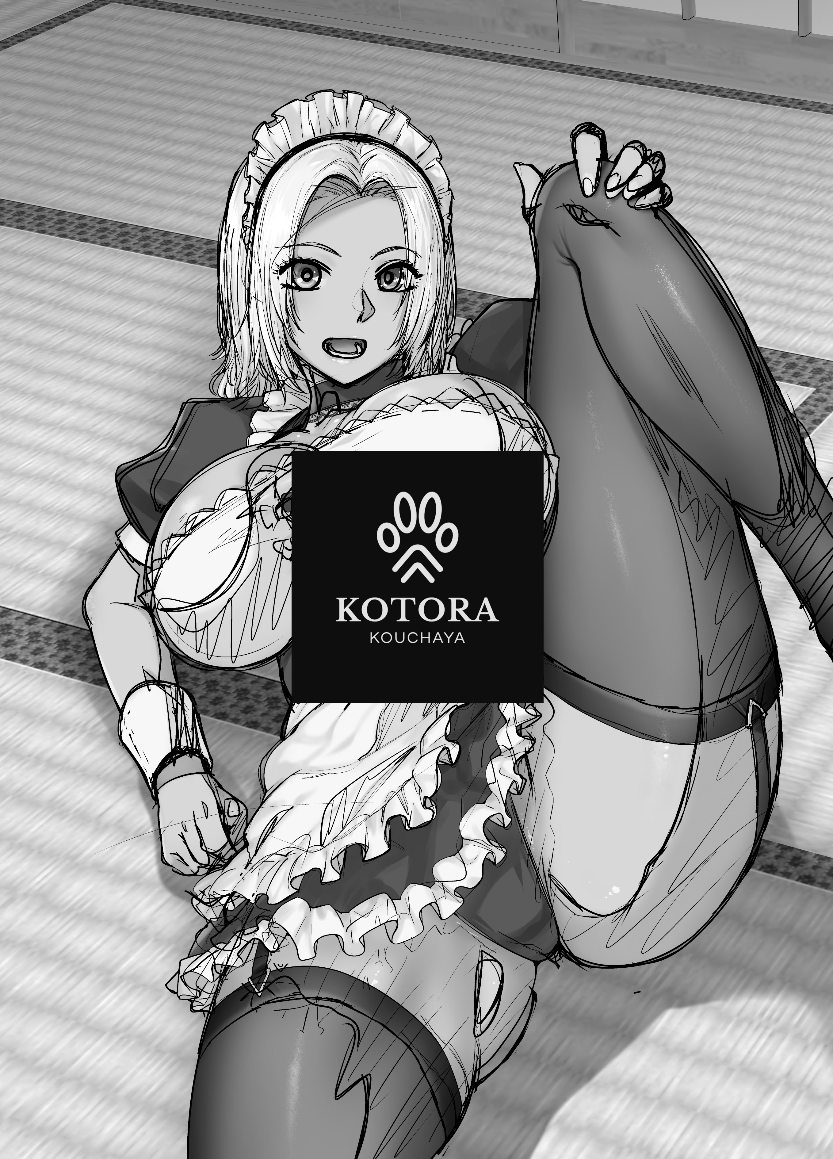 [日本漫画] [紅茶屋 (大塚子虎)] 担任のメイドになっちゃった黒ギャル2｜担任班主任女僕的黑辣妹2 [中国翻訳] [DL版] 单本,女仆,巨乳大奶,暗黑皮肤#[34P]-2