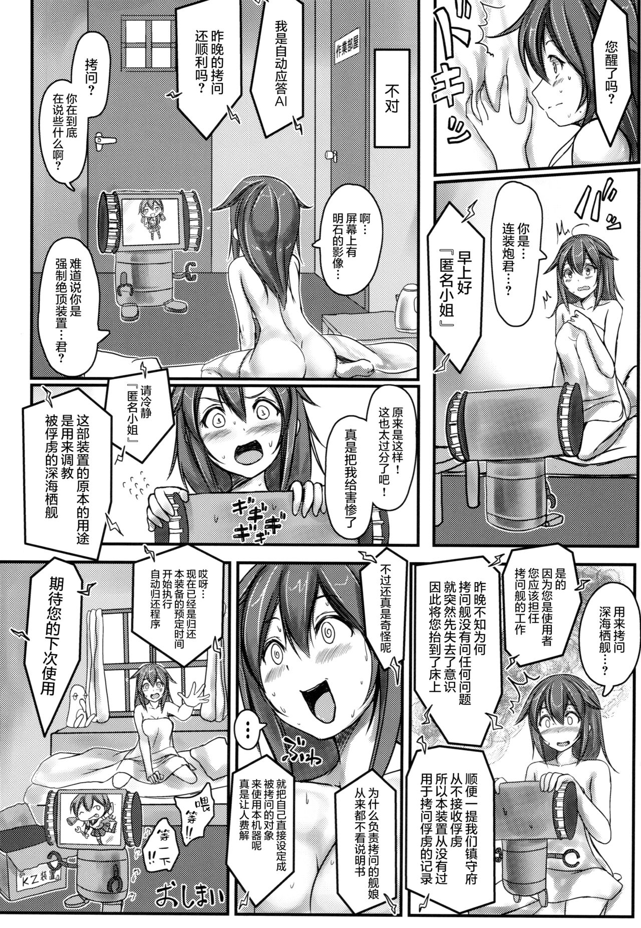 [日本漫画] (C92) [Monaka Udon (Monikano)] Kuchikukan Shigure Kyousei Zecchou Souchi Sono Ni (Kantai Collection -KanColle-) [  单本,束缚,性玩具#[27P]-24