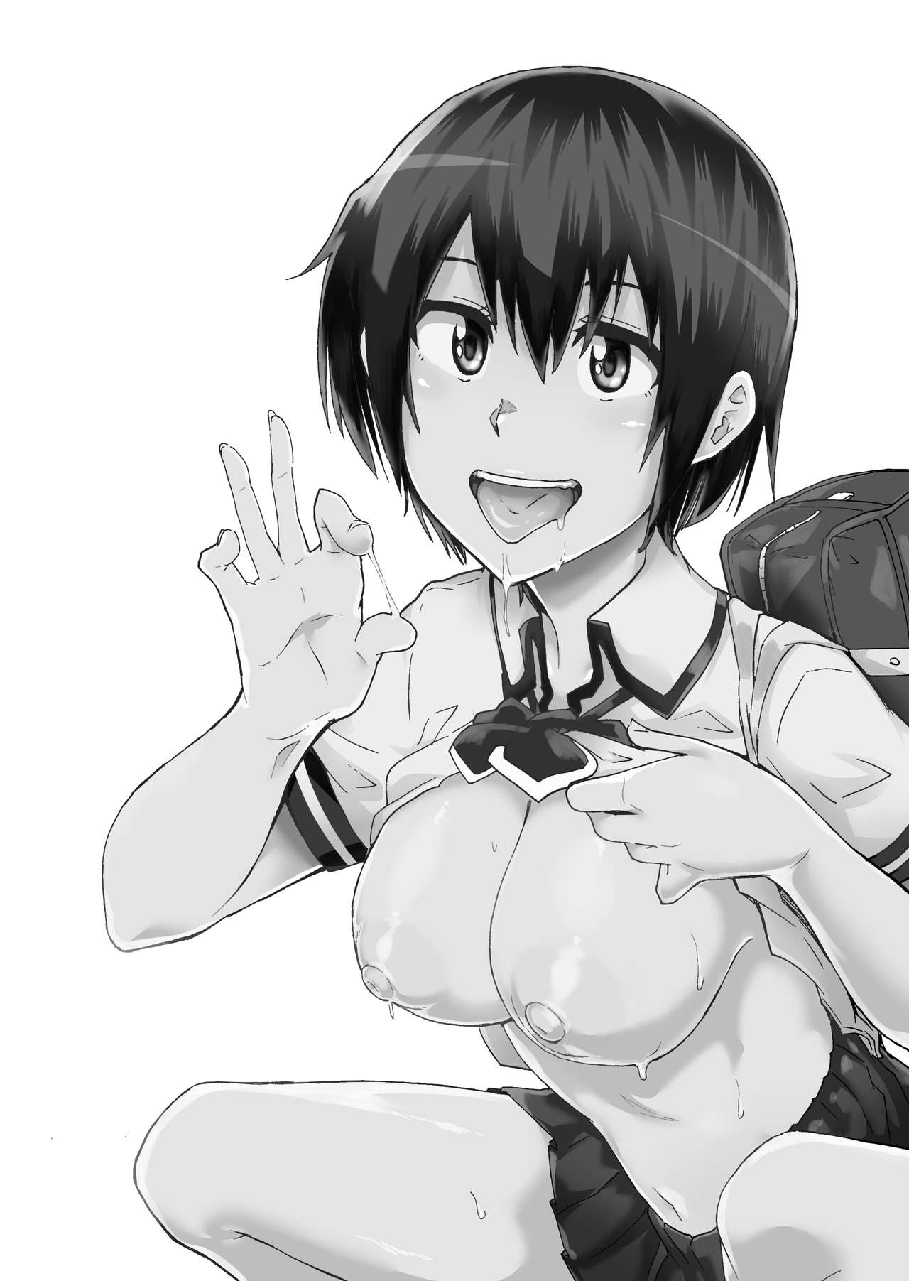 [日本漫画] [HIDARIkiki (Kizuki Rei)] Fella Bon [Chinese] 单本,单女,女学生制服,单男,口交#[33P]-2