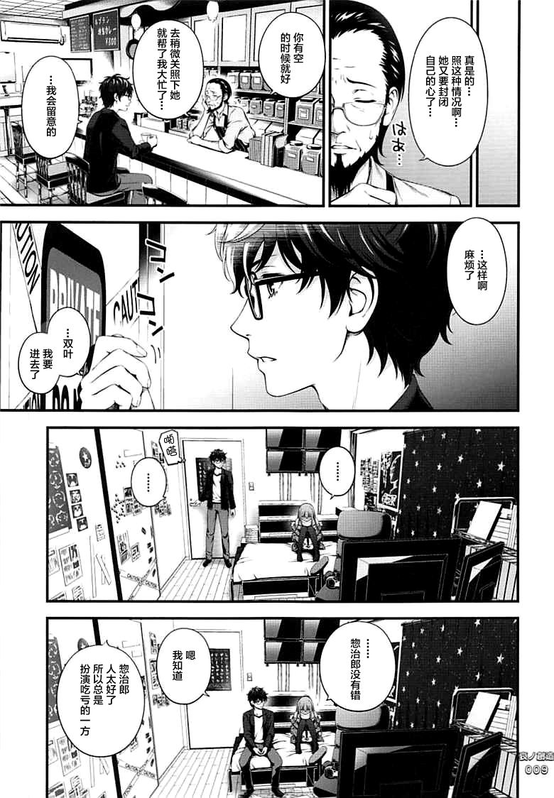 [日本漫画] (COMIC1☆13) [3 Colors Corona (Suzuki Hinomi)] Ai no Souzou (Persona 5)  单本,单女,单男,丝袜#[25P]-8