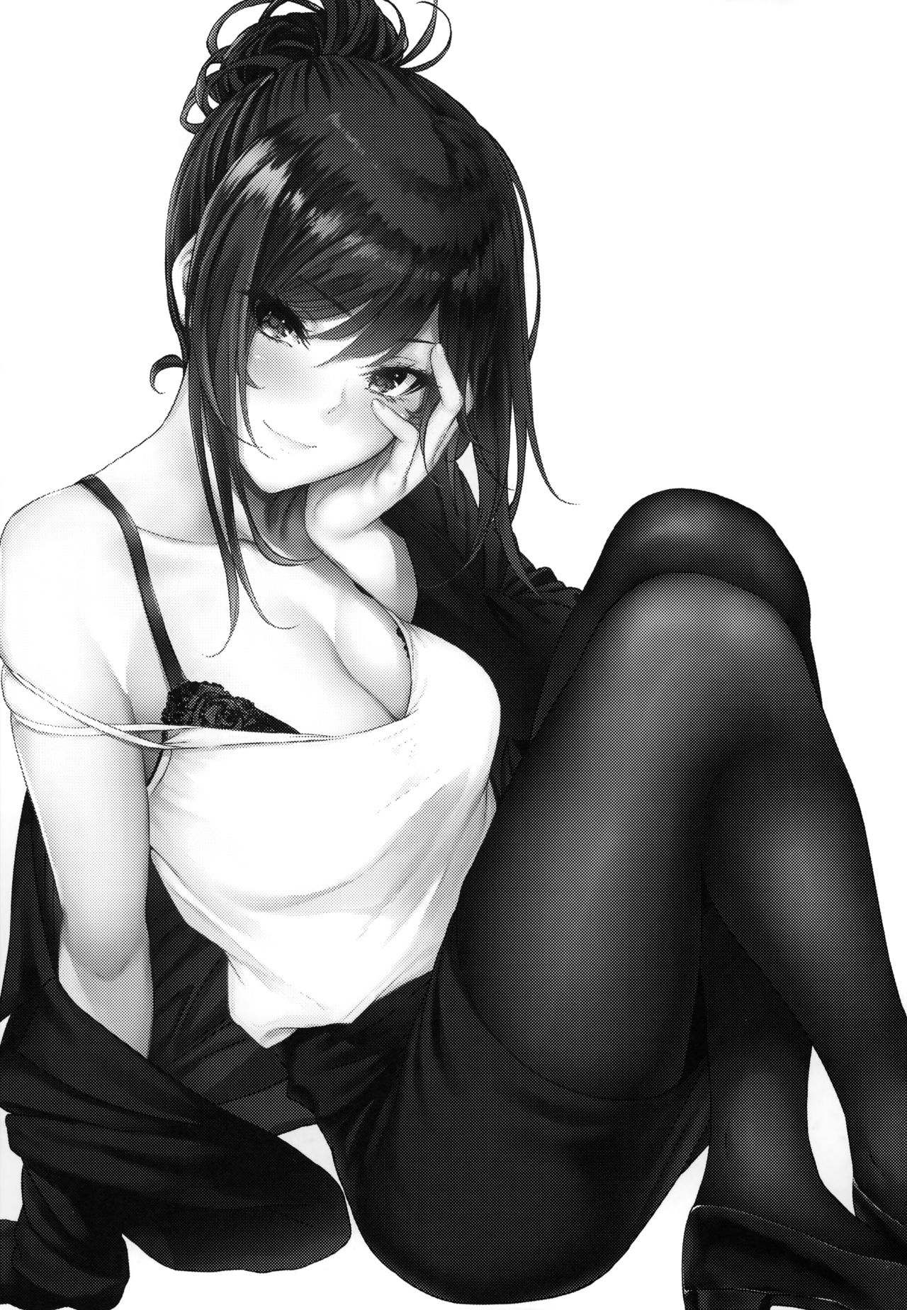 [日本漫画] 職場の先輩 单本,巨乳大奶,OL,黑丝丝袜#[71P]-2