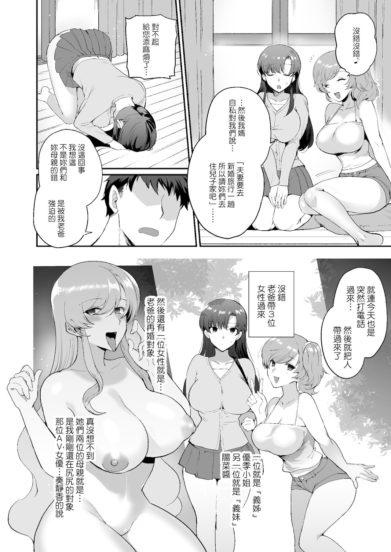 [日本漫画] エロすぎる同居人～ドスケベ姉妹と1K同居生活～ 短篇,巨乳大奶,不伦,黑丝丝袜#[85P]-8