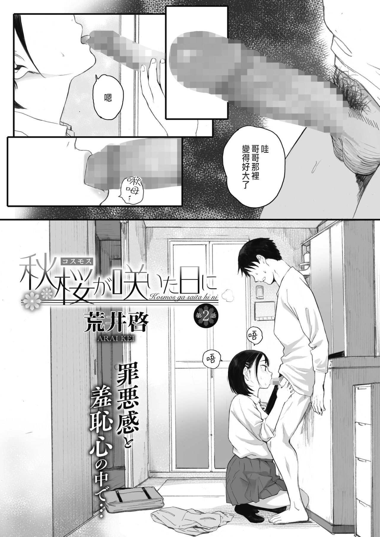[日本漫画] 秋桜が咲いた日に 第2話 短篇,不伦,女学生#[36P]-1
