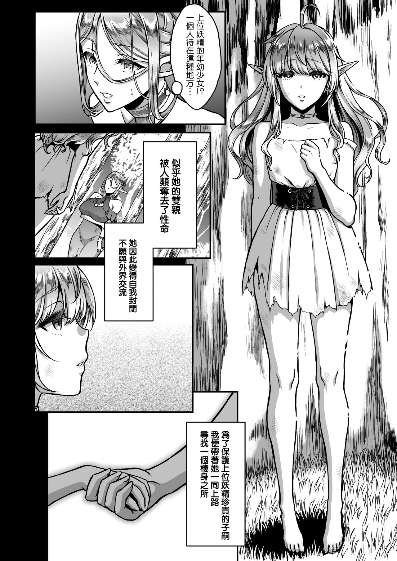 [日本漫画] 黄昏の娼エルフ3 单本,足控,巨乳大奶,调教,黑丝丝袜,妖精#[51P]-5