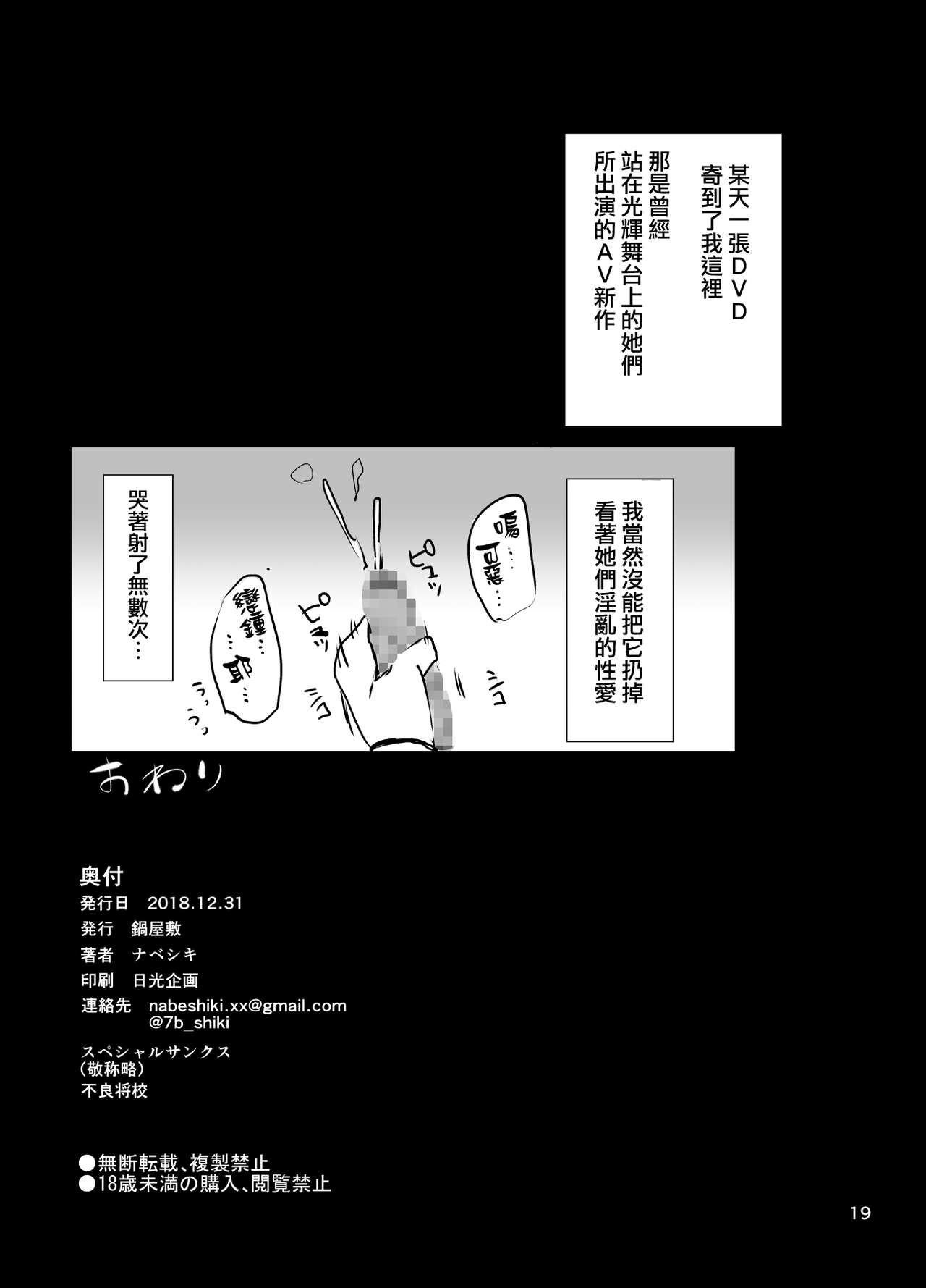 [日本漫画] 咲耶と恋鐘が催眠でAVデビューする本 单本,PUA,巨乳大奶,NTR#[22P]-19