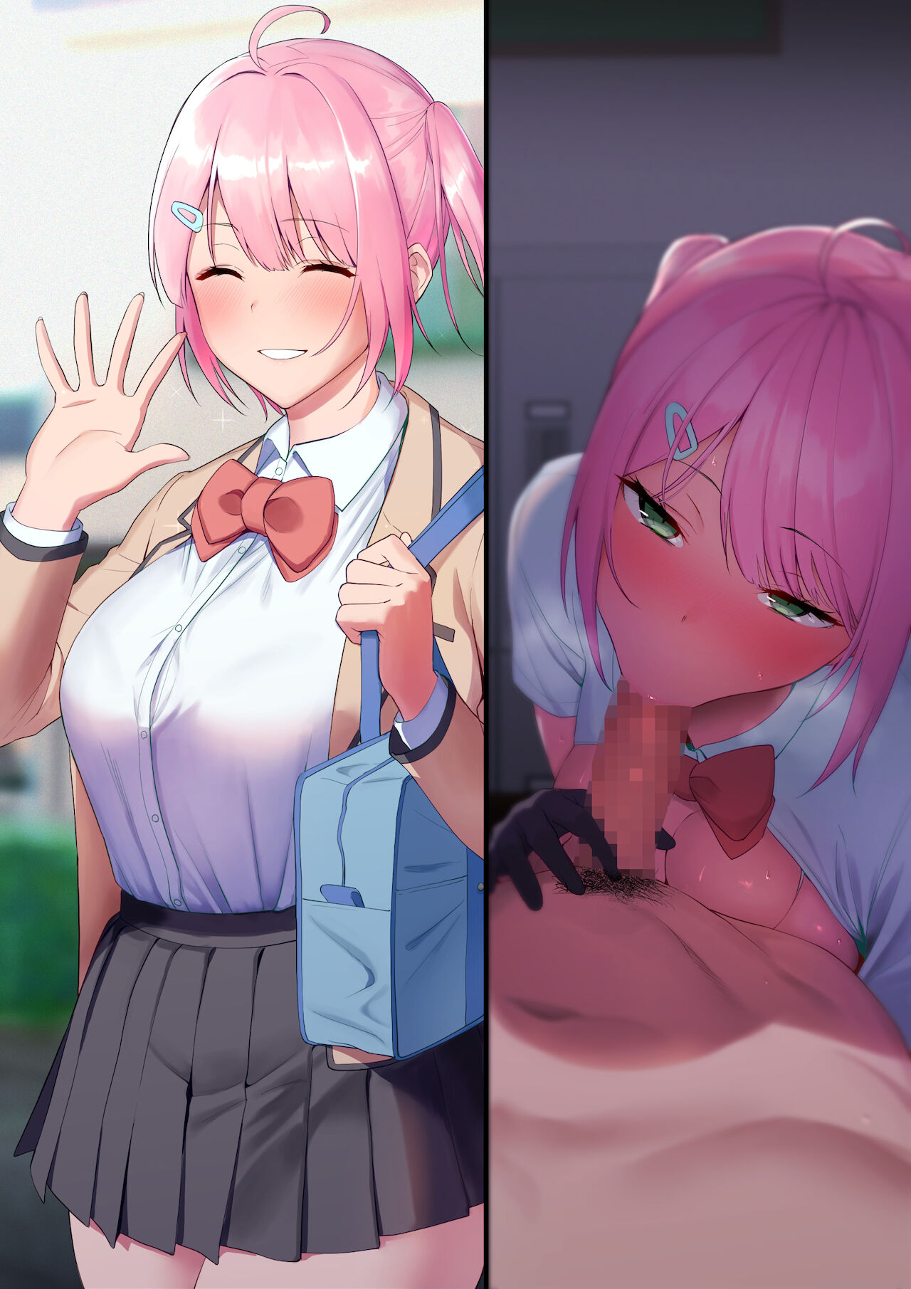 [日本漫画] 風紀委員とフーゾク活動 vol.3 单本,女学生,黑丝丝袜,巨乳大奶#[62P]-60