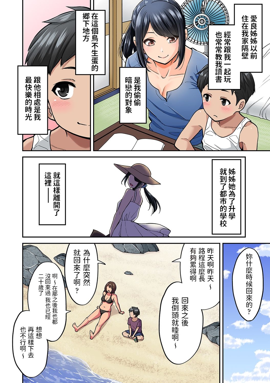 [日本漫画] 憧れの姉ちゃんがギャルになって帰ってきた夏休み 第1話  单本,正太控,熟女人妻,巨乳大奶#[21P]-5
