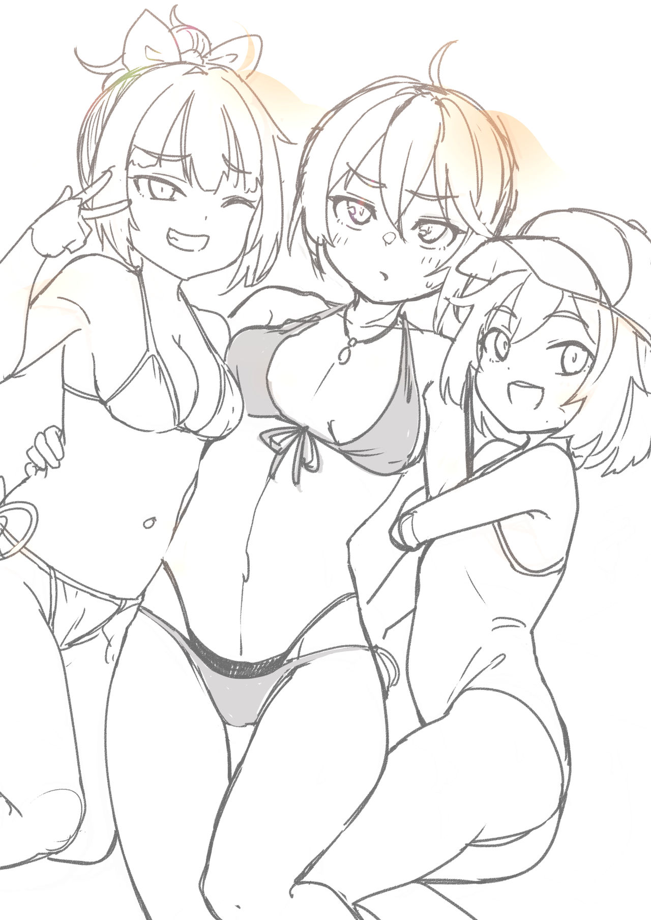 [日本漫画] ビーチであそぼ 短篇,萝莉#[41P]-8