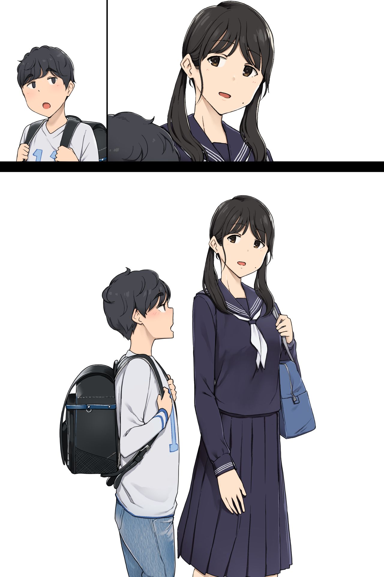 [日本漫画] 年下の僕に大人な事を教えてくれる幼馴染のお姉さん 单本,正太控,女学生#[8P]-5