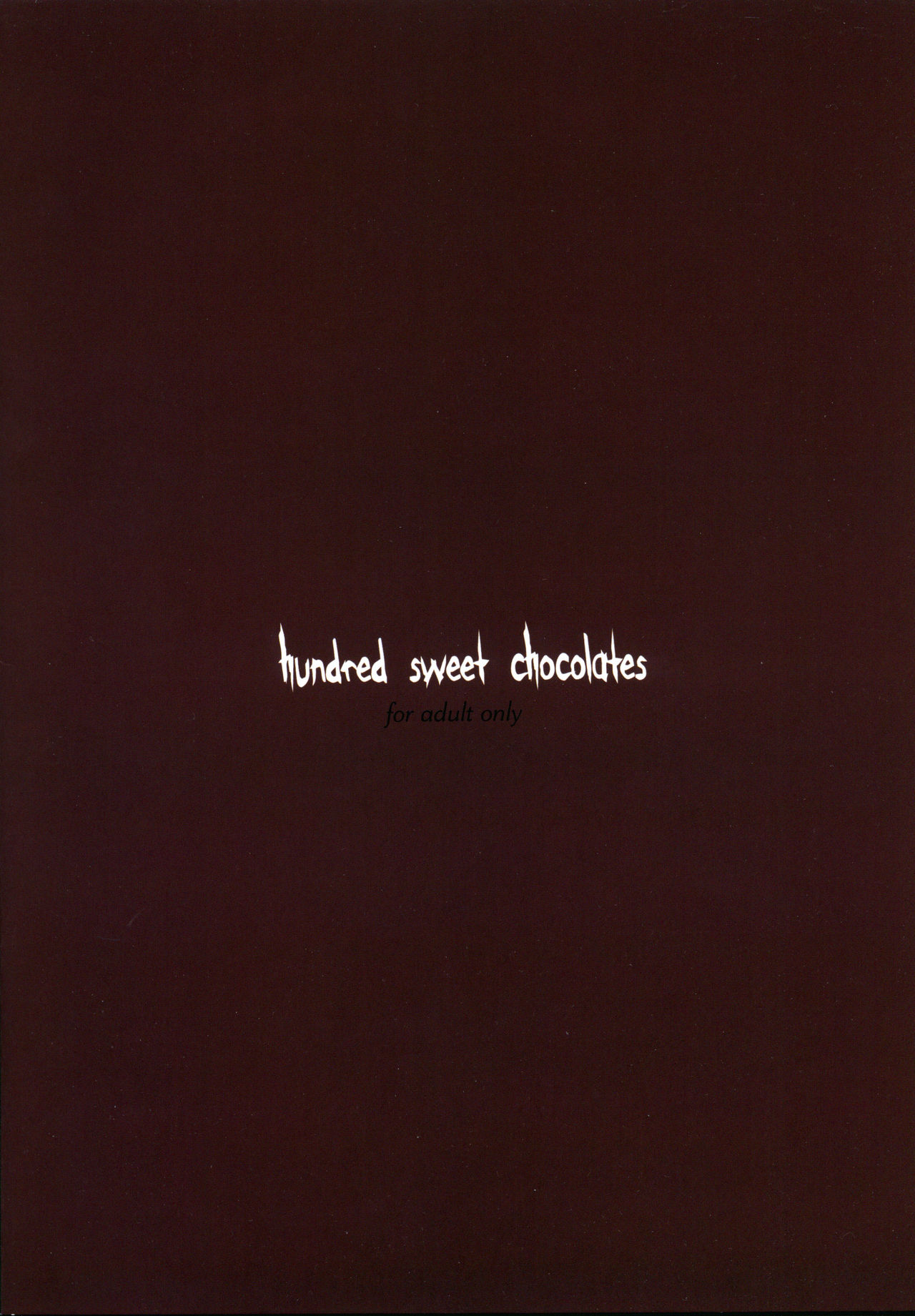 [日本漫画] (COMIC1☆8) [WASABI (Tatami)] hundred sweet chocolates [princess 2nd] [Chinese]  单本,高潮潮吹,肛门,萝莉,单女,恋父,单男,丝袜#[11P]-11