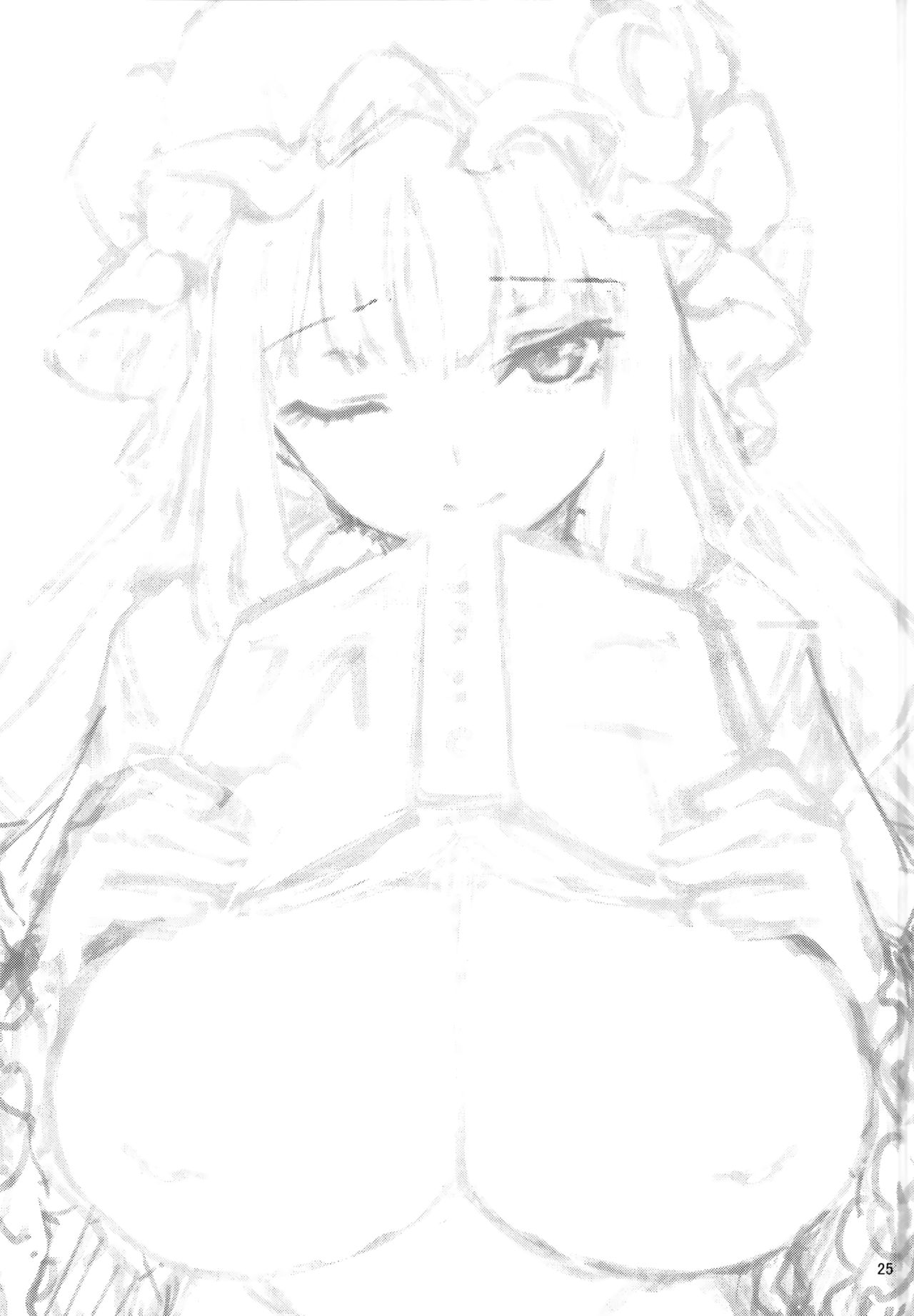 [日本漫画] (C95) [Anmitsuyomogitei (Michiking)] Inemuri Jouzu no Daitoshokan (Touhou Project)  单本,正太控,巨乳大奶,单女,单男,丝袜#[25P]-22