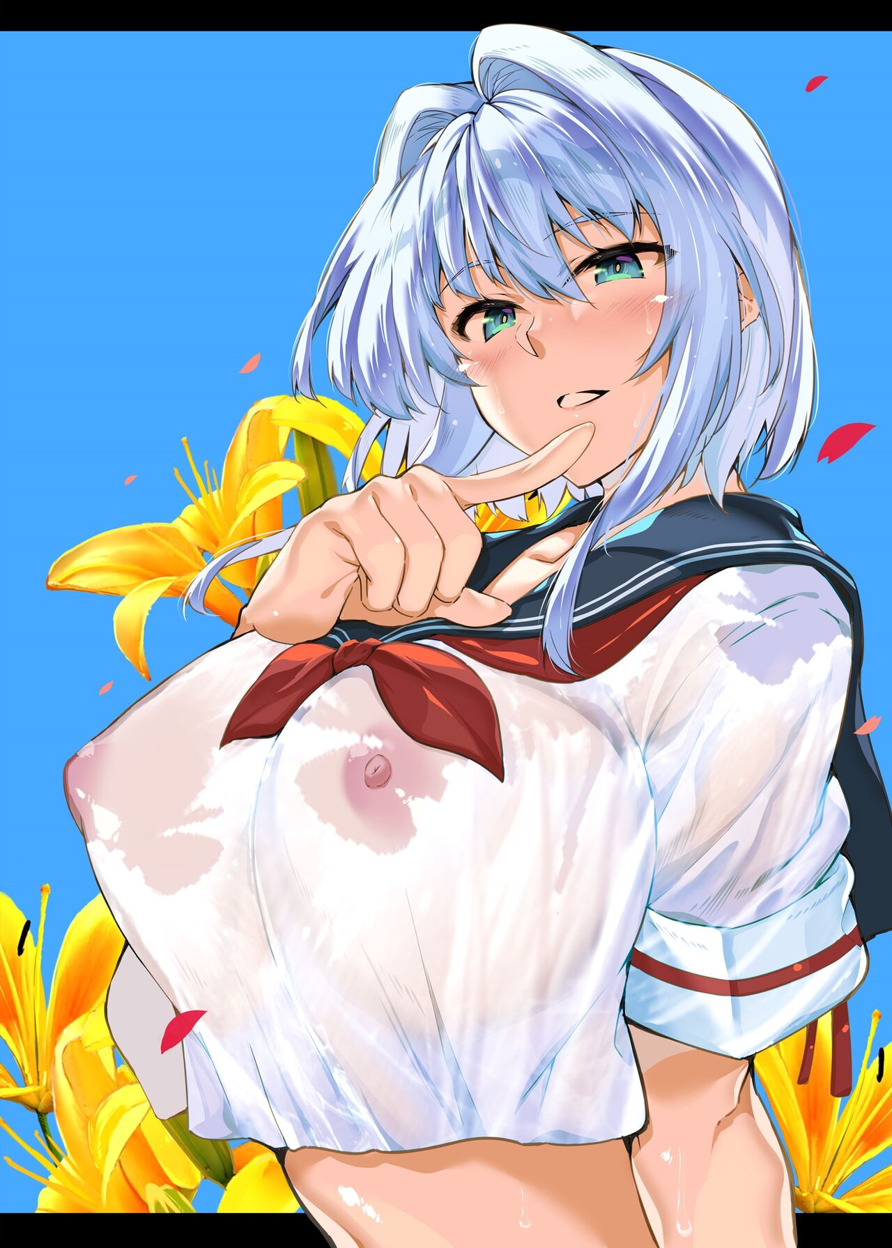 [日本漫画] [Suiren no Yado (Asakawa)] Natsu no Yari Naoshi -Inaka to Hanare to Bijin Shimai-  单本,巨乳大奶,女学生制服#[84P]-84