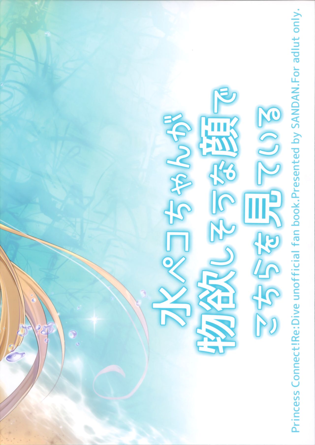 [日本漫画] (C96) [SANDAN (Kurun)] Mizu Peco-chan ga Monohoshisou na Kao de Kochira o Miteru (Princess Connect! Re:Dive)   单本,内衣,口交,泳装#[22P]-22