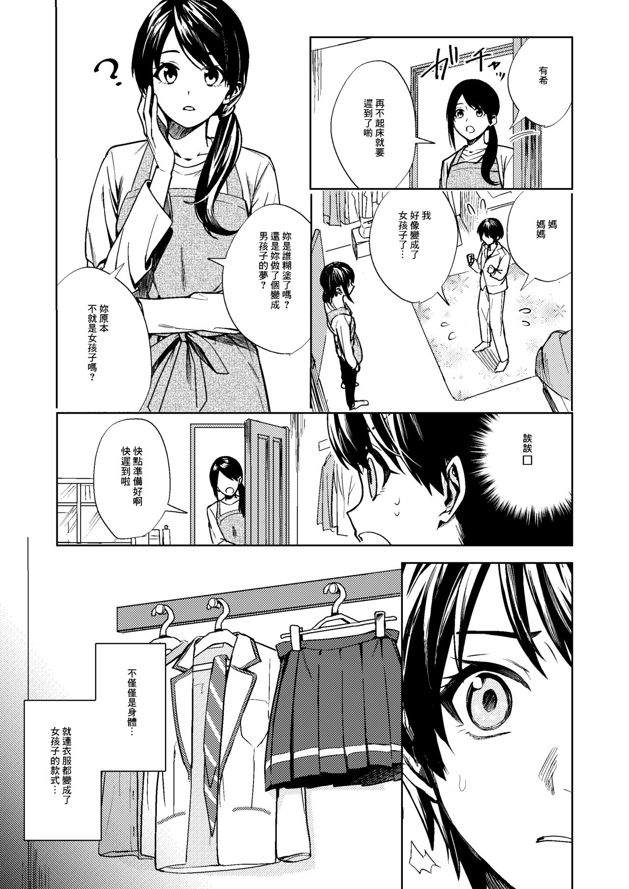 [日本漫画] [TSF no F (F, Betty)] Onna ni Natta Ore wa Shinyuu no Risou no Kanojo?  单本,单女,女学生制服,单男#[29P]-8