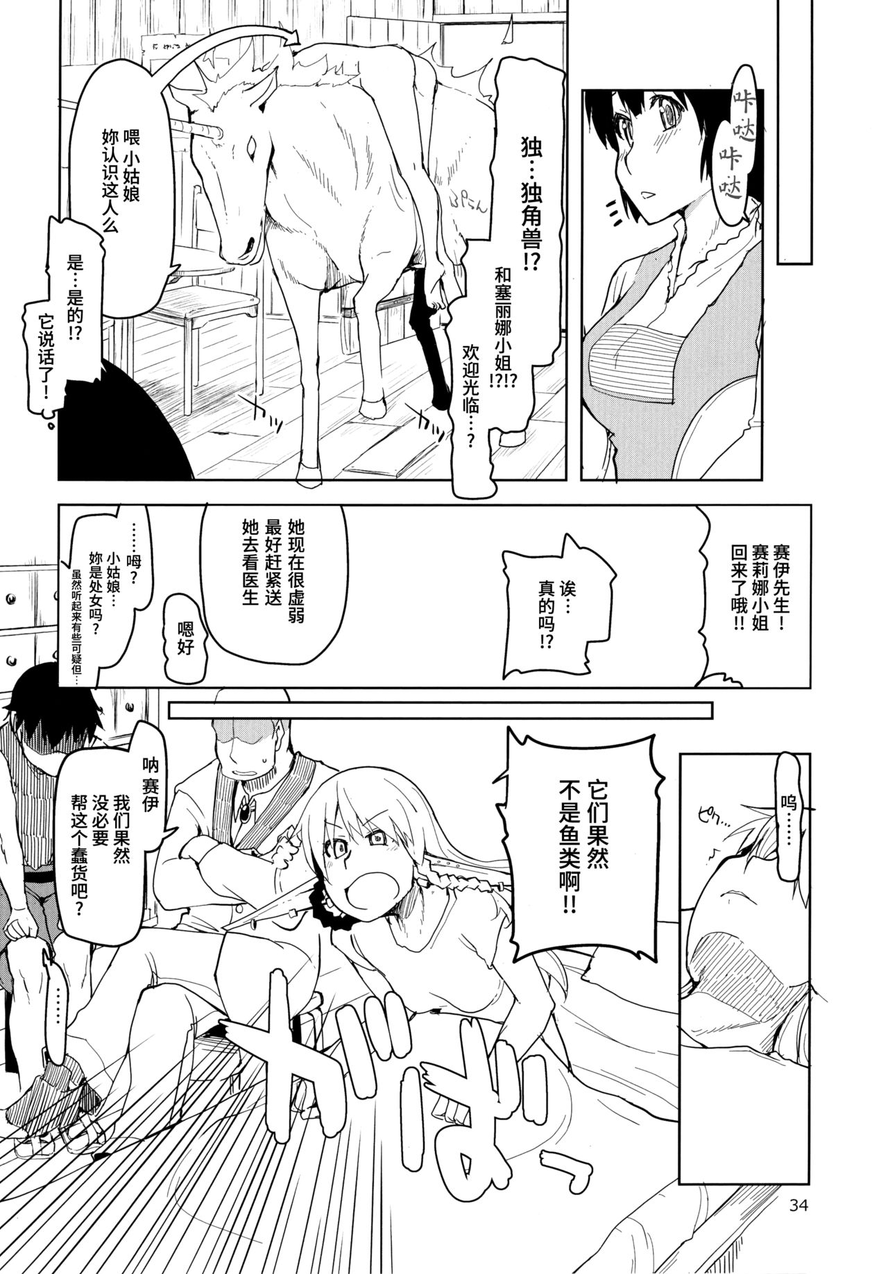 [日本漫画] (C91) [Metamor (Ryo)] Dosukebe Elf no Ishukan Nikki 3  单本,单女,群P,兽交#[40P]-36