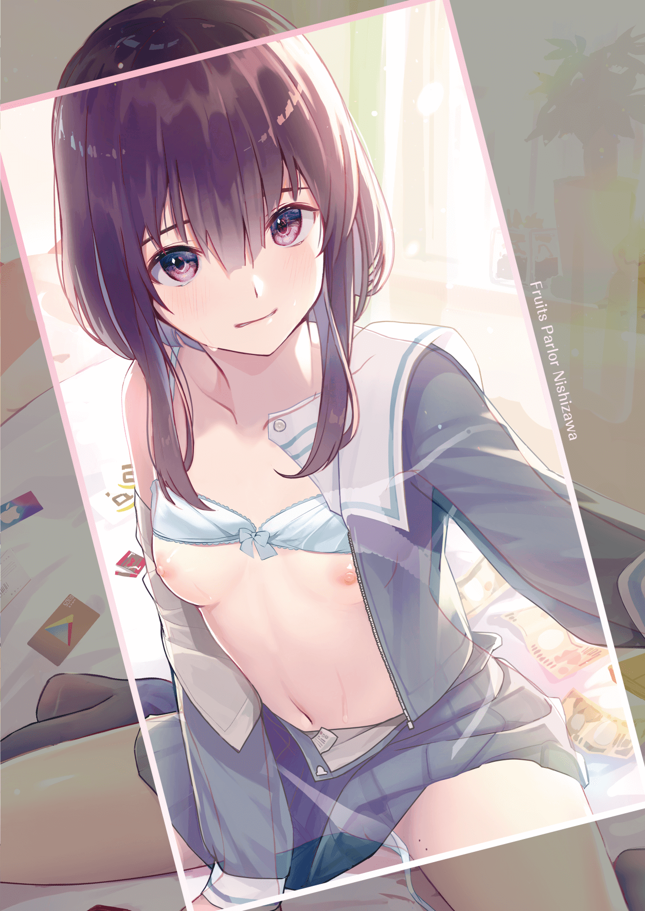 [日本漫画] [Fruits Parlor Nishizawa (Uragoshi Ichigo)] Raburitsu Nashi Toka Ikitekenai [  单本,单女,女学生制服,单男#[27P]-27