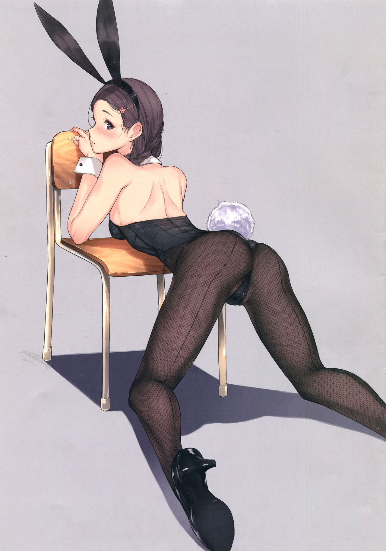 [日本漫画] (C90) [Kuragamo (Tukinowagamo)] BUNNY IROIRO [Chinese]   单本,巨乳大奶,制服,丝袜#[20P]-5