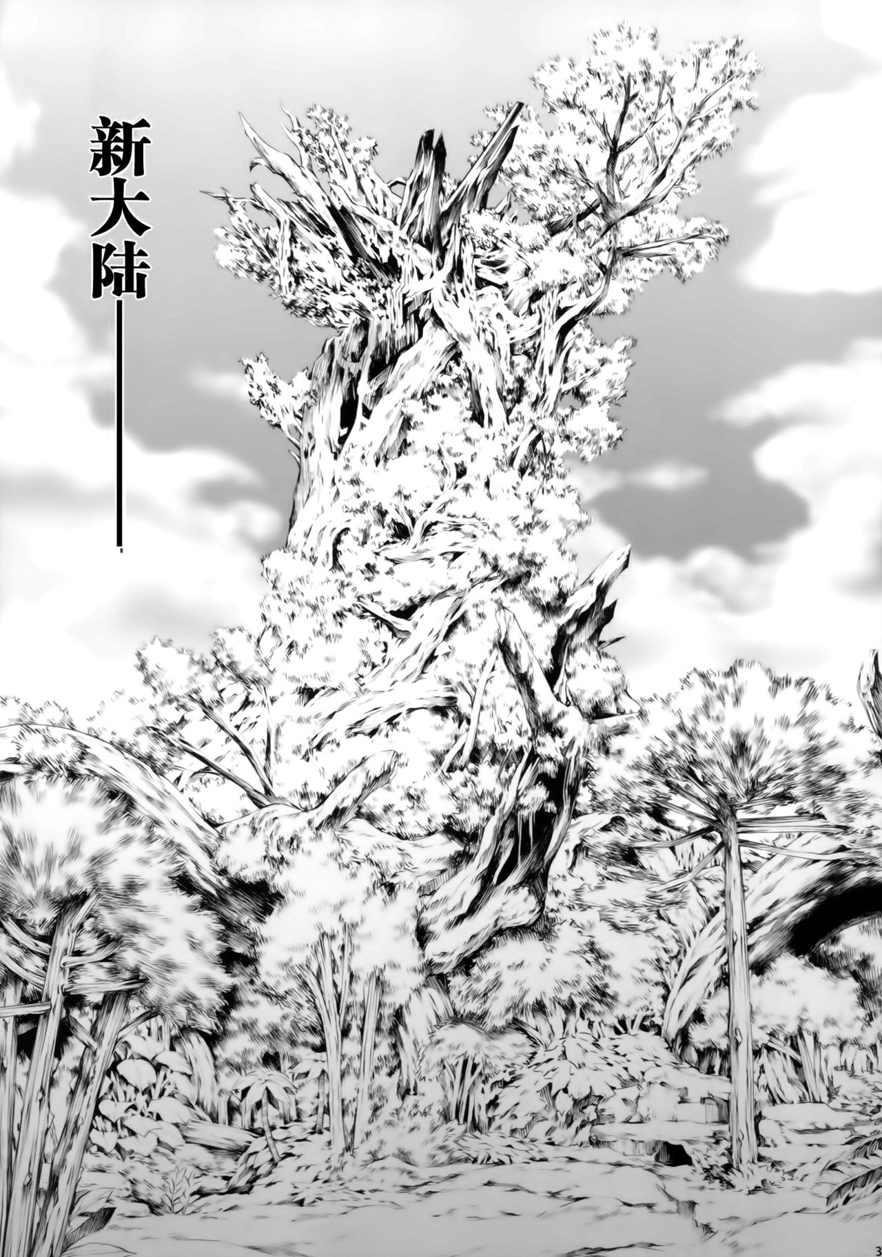 [日本漫画] (C94) [Yokohama Junky (Makari Tohru)] Solo Hunter no Seitai WORLD (Monster Hunter) [Chinese]   单本,高潮潮吹,强奸,单女#[47P]-3