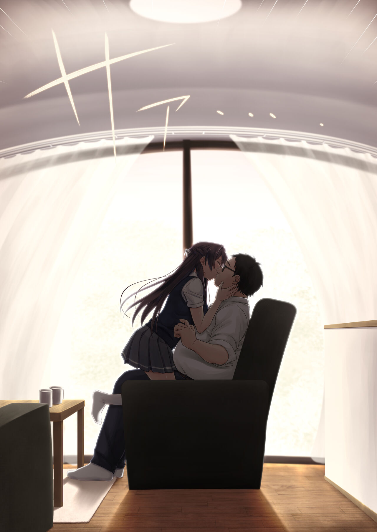 [日本漫画] [Airy Socks (Mafuyu HEMP)] Musume no Class no Iinchou wa Papa ga Hoshii Rashii[Chinese  单本,巨乳大奶,女学生制服,破处,口交,乳交#[59P]-16