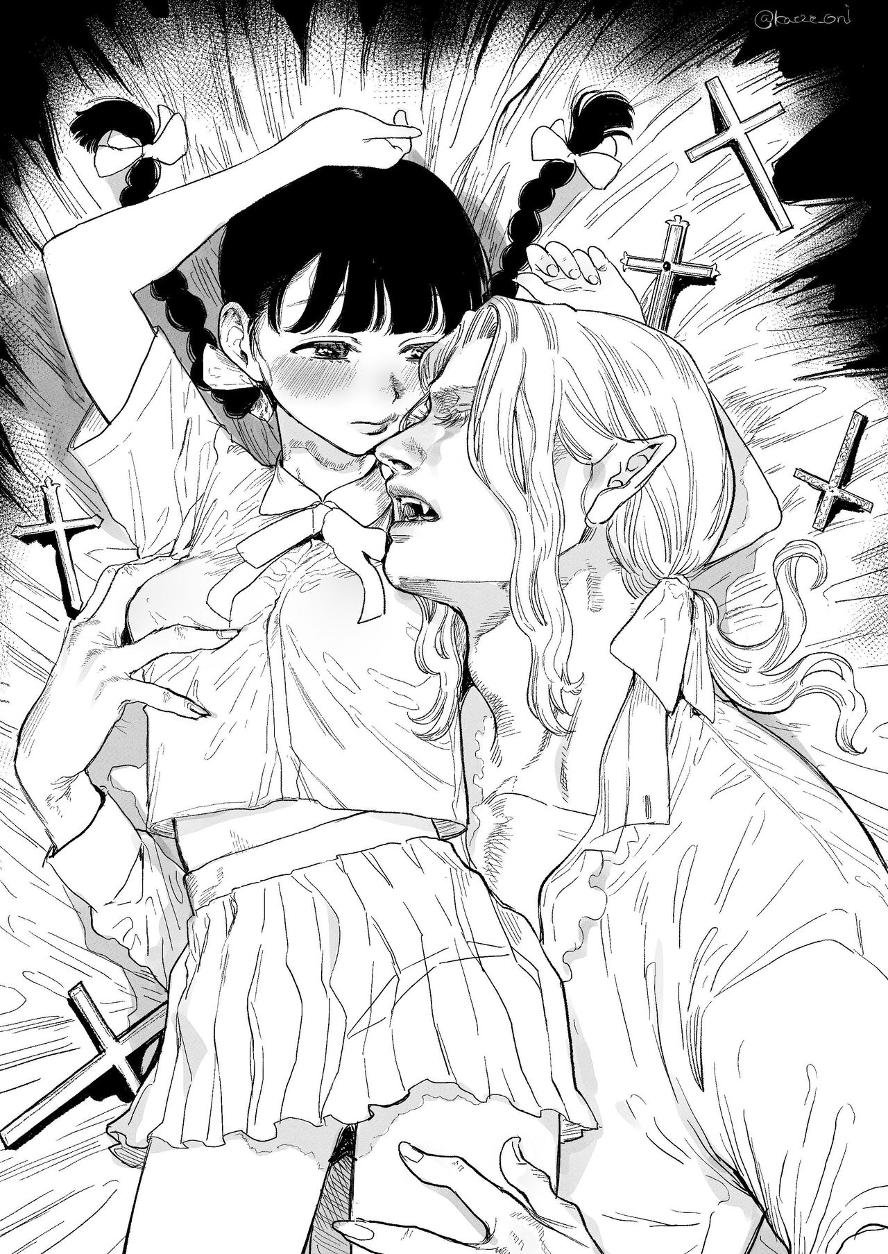 [日本漫画] [Oniben Katze] Dracula~ kairaku mayoi goku~  单本,单女,单男,内衣#[34P]-2