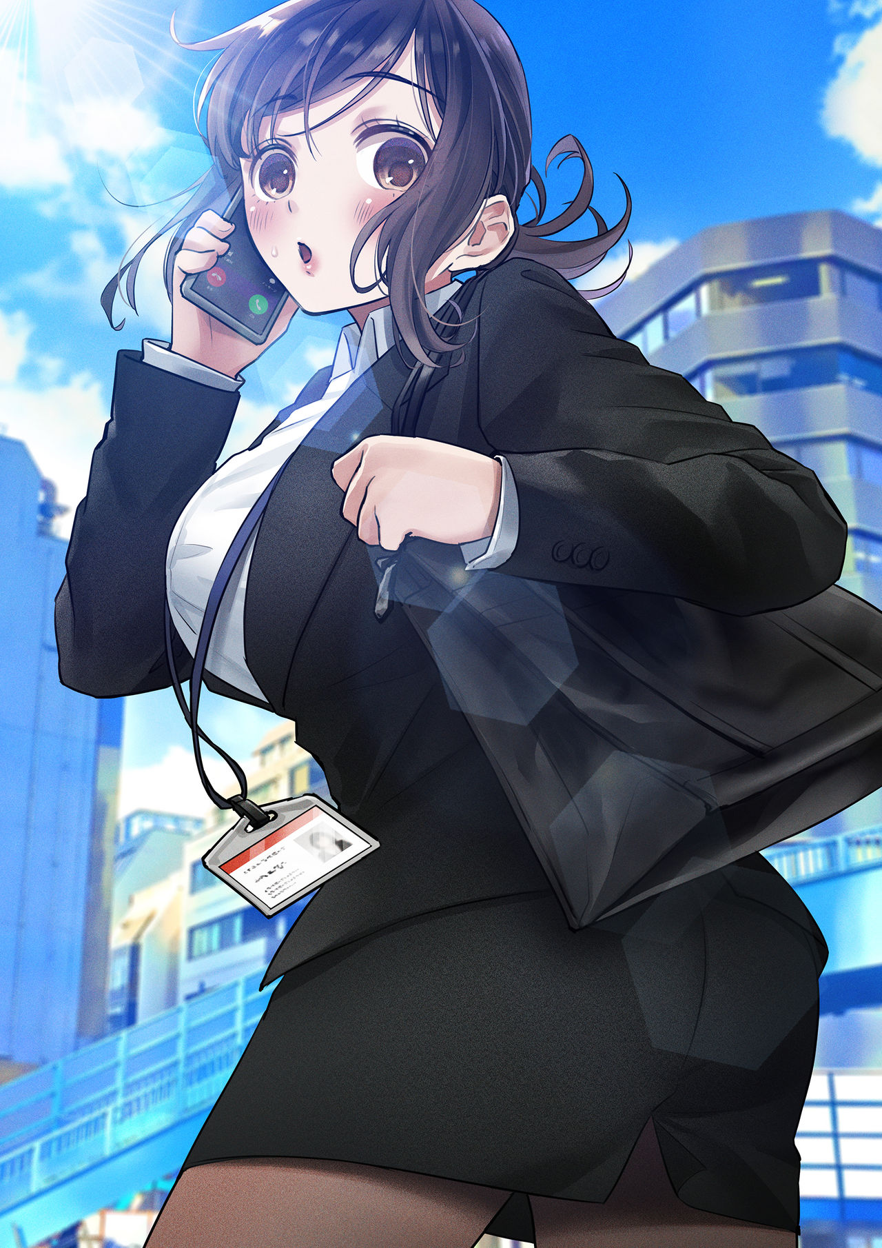 [日本漫画] [Akatsuki Oboezu (Suzuki Shungyou)] Shinjin OL-chan no Yuuutsu -Jisseki Tobikomi Makura Eigyou Hen- [Chinese] [冥鸦汉化] [Digital] 单本,巨乳大奶,女学生制服,群P#[50P]-47