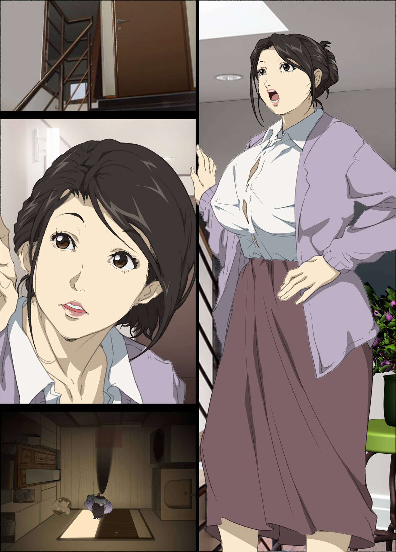 [日本漫画] [Junk Center Kameyoko Bldg] Seieki Mamire no Tansu no Naka ni Tojikomerareta Zenra Oyako no Nurunuru Micchaku Kinshinsoukan   单本,熟女人妻,巨乳大奶,母亲,单男#[64P]-36