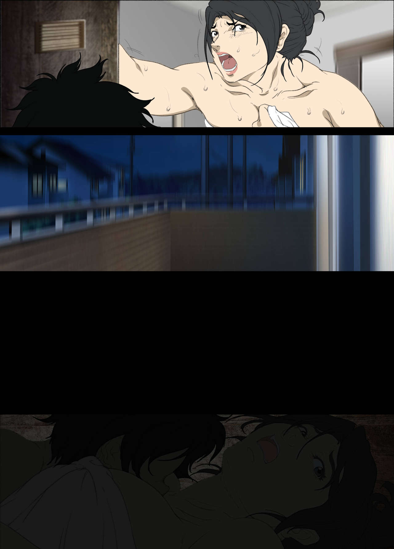 [日本漫画] [Junk Center Kameyoko Bldg] Seieki Mamire no Tansu no Naka ni Tojikomerareta Zenra Oyako no Nurunuru Micchaku Kinshinsoukan   单本,熟女人妻,巨乳大奶,母亲,单男#[64P]-41