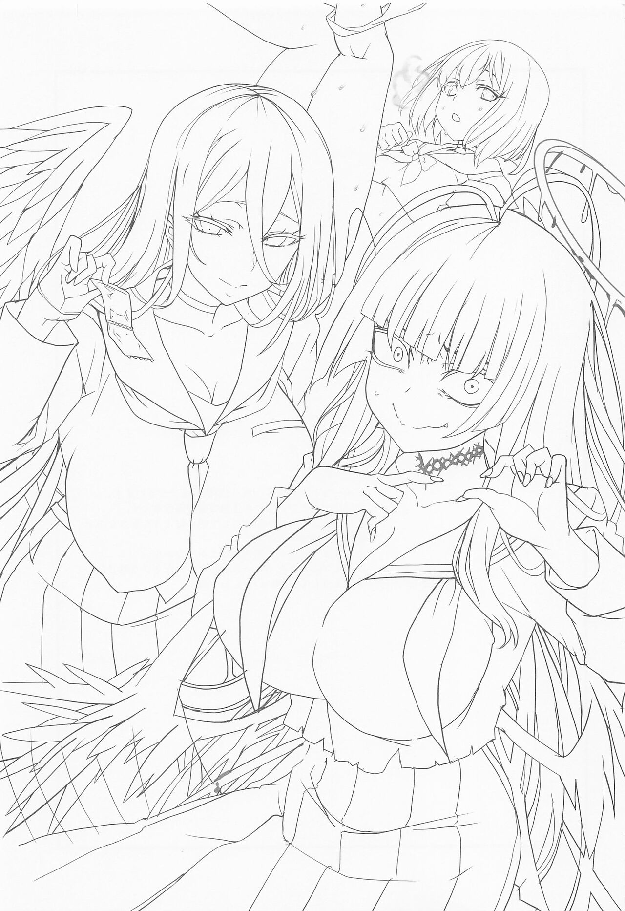 [日本漫画] (Blue Market 3) [BlueMage (Aoi Manabu)] Seigi Jitsugen Iinkai  单本,巨乳大奶,女学生制服#[23P]-2