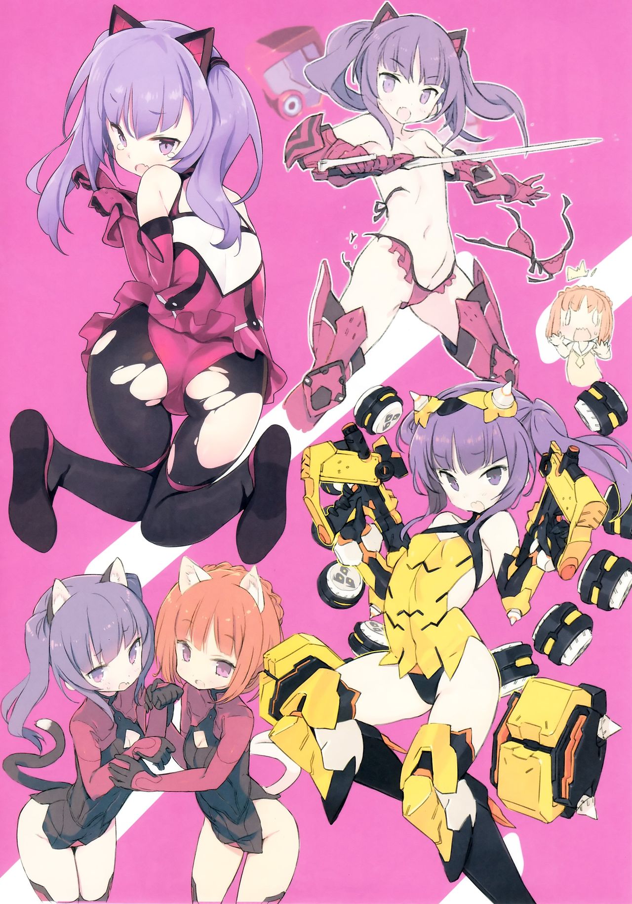 [日本漫画] (C94) [Lovewn Outpost (BLADE)] Noblesse Oblige (Alice Gear Aegis  单本,萝莉,兽耳,马尾辫,丝袜#[14P]-11