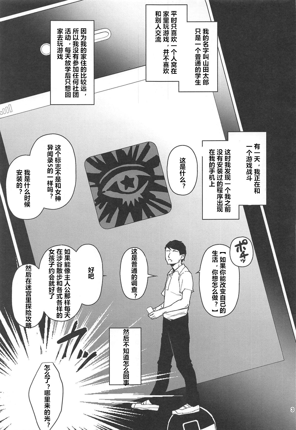 [日本漫画] (C96) [Esebateira (Shibuki Oroshi)] Tensei Shitara 2-shuume Cheat Joutai datta Ken (Persona 5)  单本,巨乳大奶,女学生制服,单男,群P,丝袜#[28P]-2