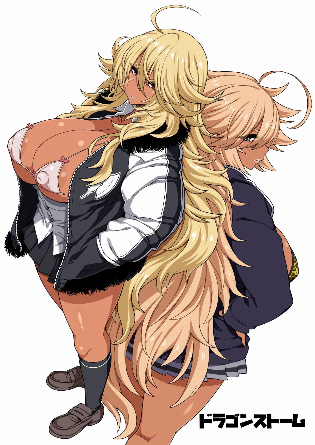 [日本漫画] [Dragonstorm (Otogi Tetsurou)] Futari no Kuro Gal Yankee  兩個不良黑皮辣妹  单本,眼镜,巨乳大奶,单男,群P,丝袜#[27P]-26