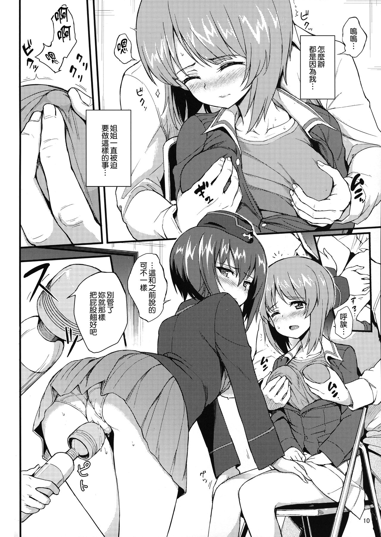 [日本漫画] (C94) [Kyockchokyock (Kyockcho)] Nishizumi Shimai Ryoujoku (Girls und Panzer)   单本,强奸,群P#[25P]-10