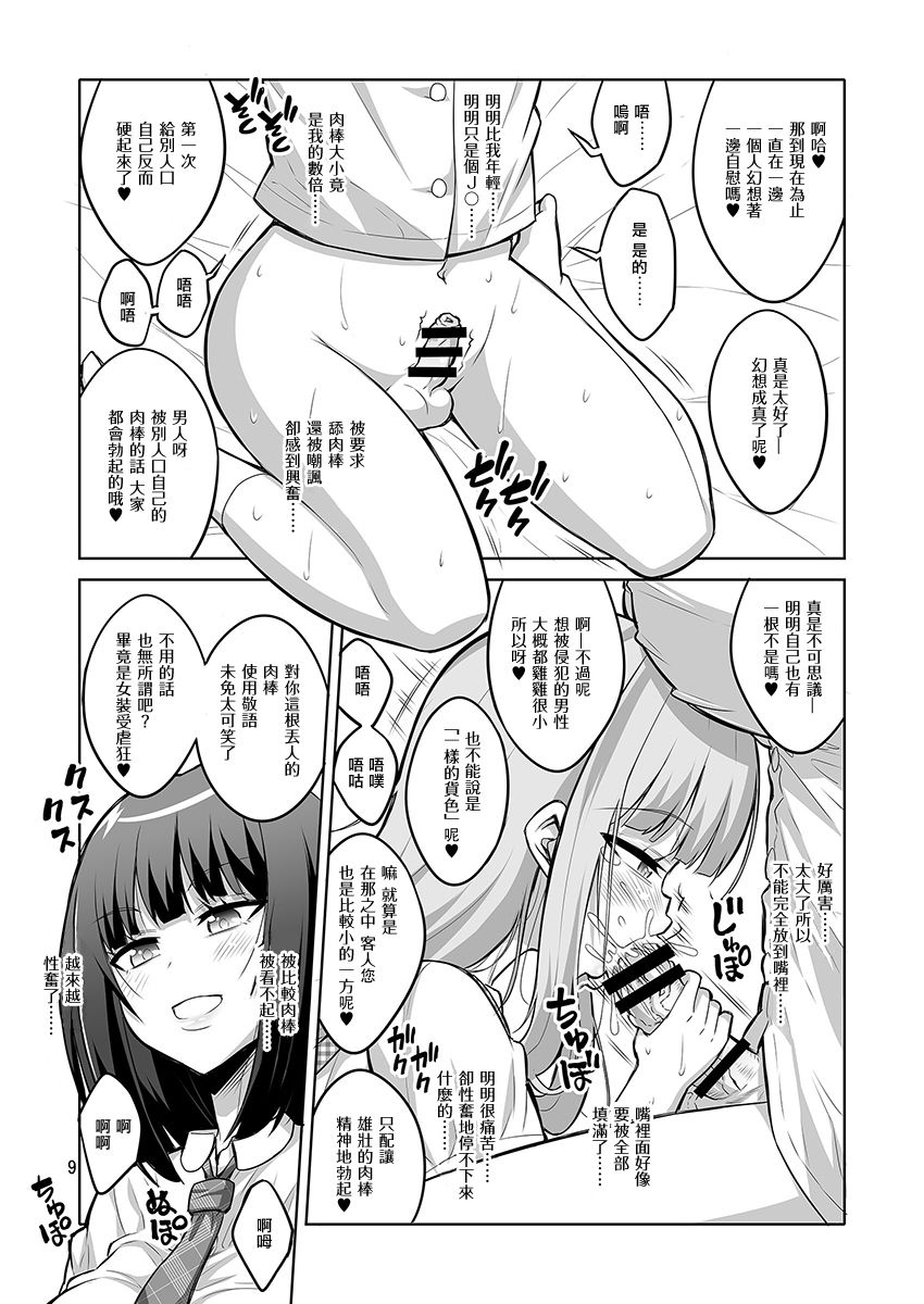 [日本漫画] [Senya Sabou (Alpha Alf Layla)] Otokonoko ga Futanari JK DeliHeal o Yondara Byou de Mesu Ochi shichaimashita.   单本,肛门,巨乳大奶,单女,女学生制服,单男#[18P]-8