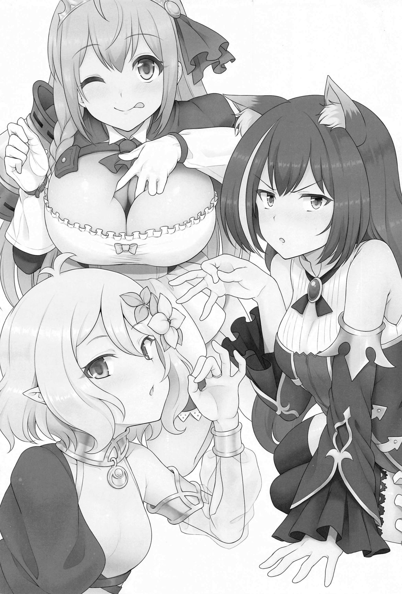 [日本漫画] (COMIC1☆17) [Tanabata Milky Way (Yue)] Aruji-sama, Nukinuki Itashimashou! (Princess Connect! Re:Dive)  单本,巨乳大奶,乳交#[29P]-2